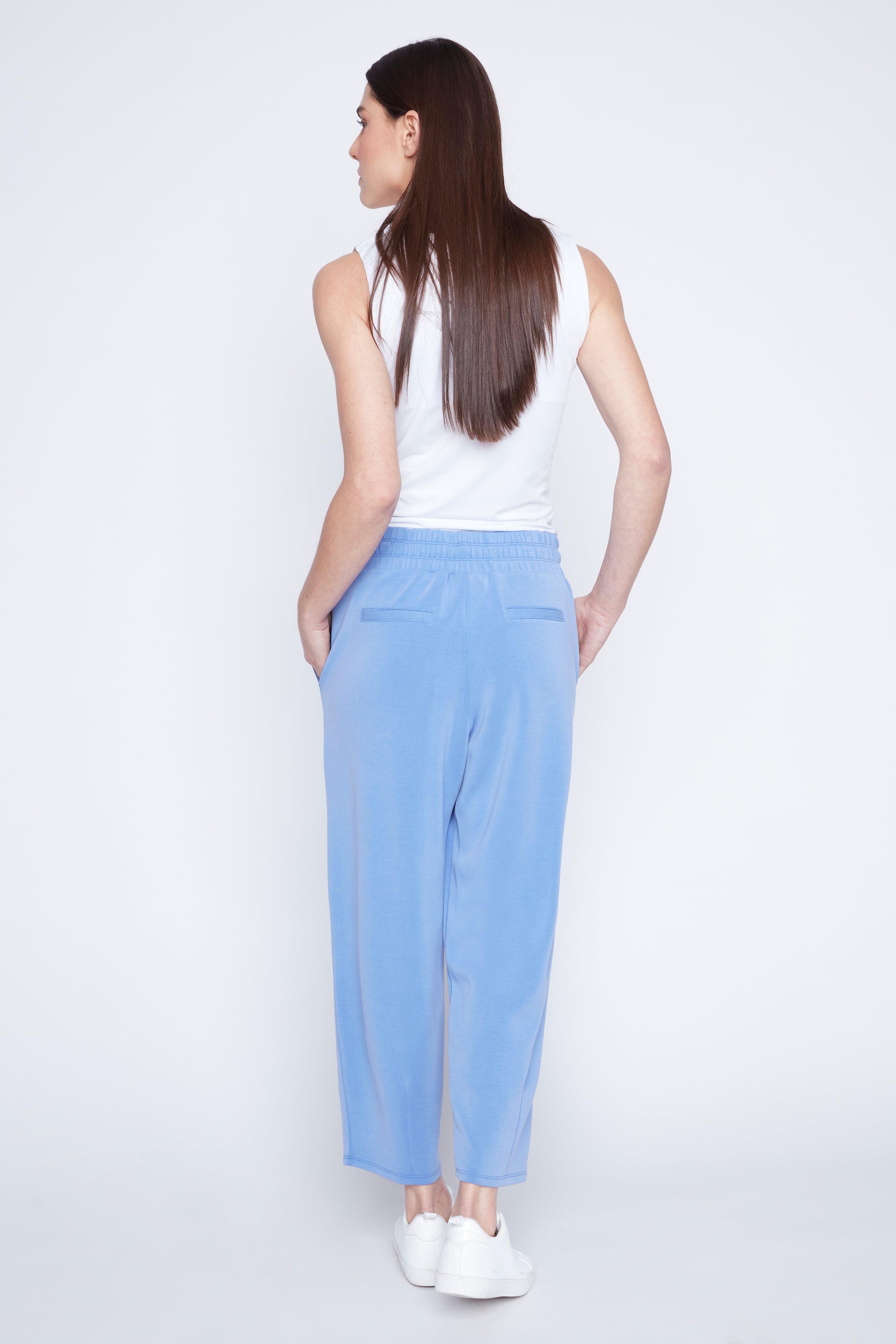 Le pantalon ballon en mélange modal