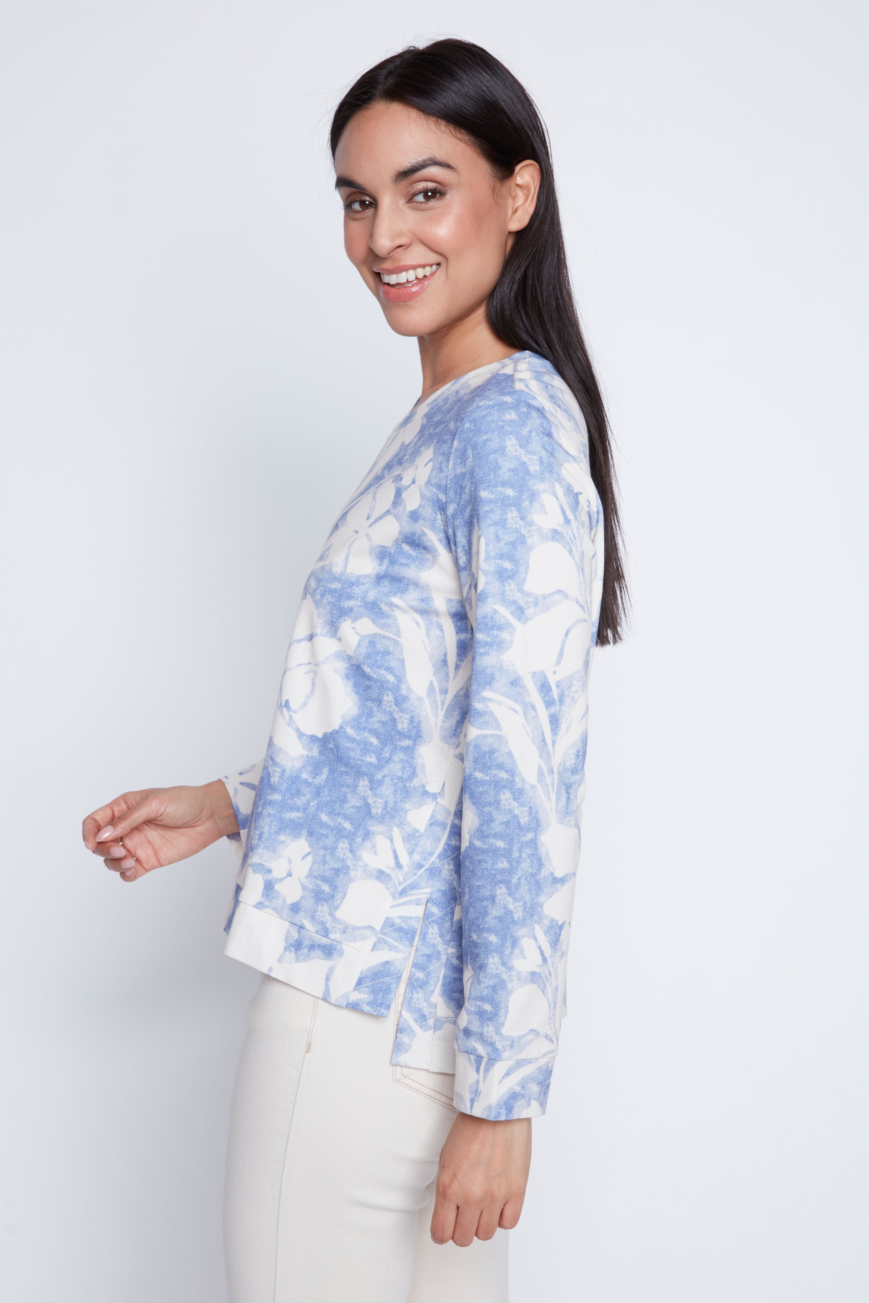 Le haut à imprimé floral