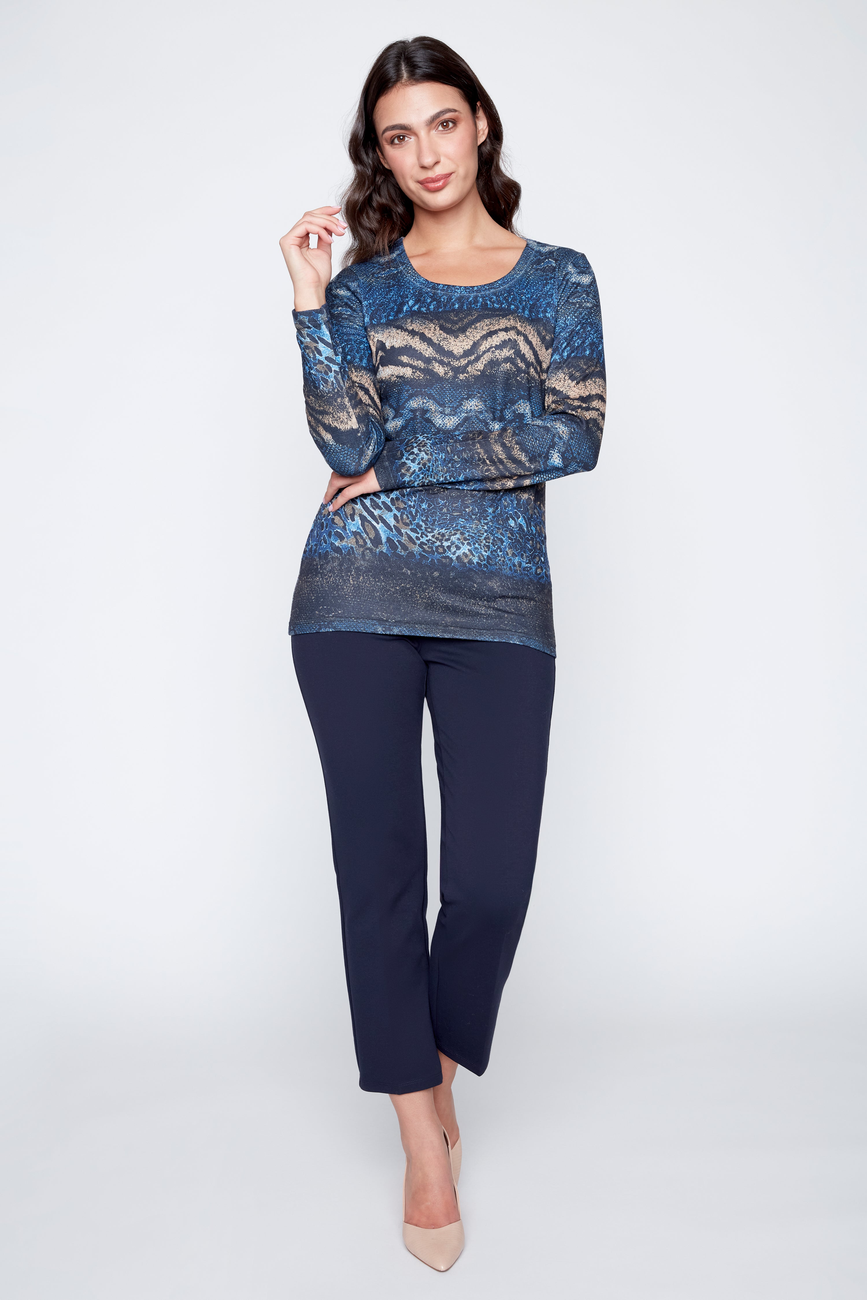 Le haut à imprimé animalier