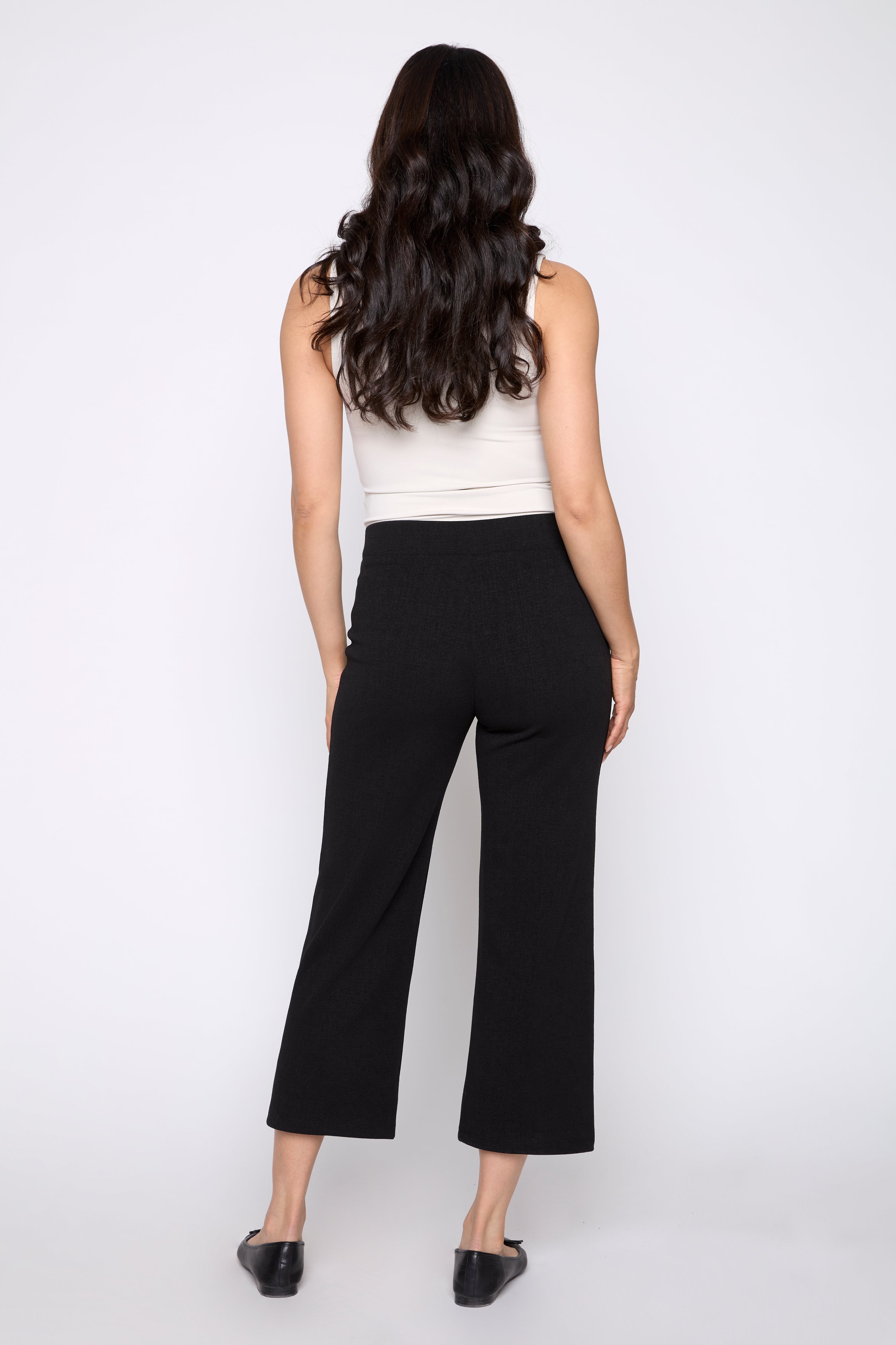 Crinkle pant with buckle