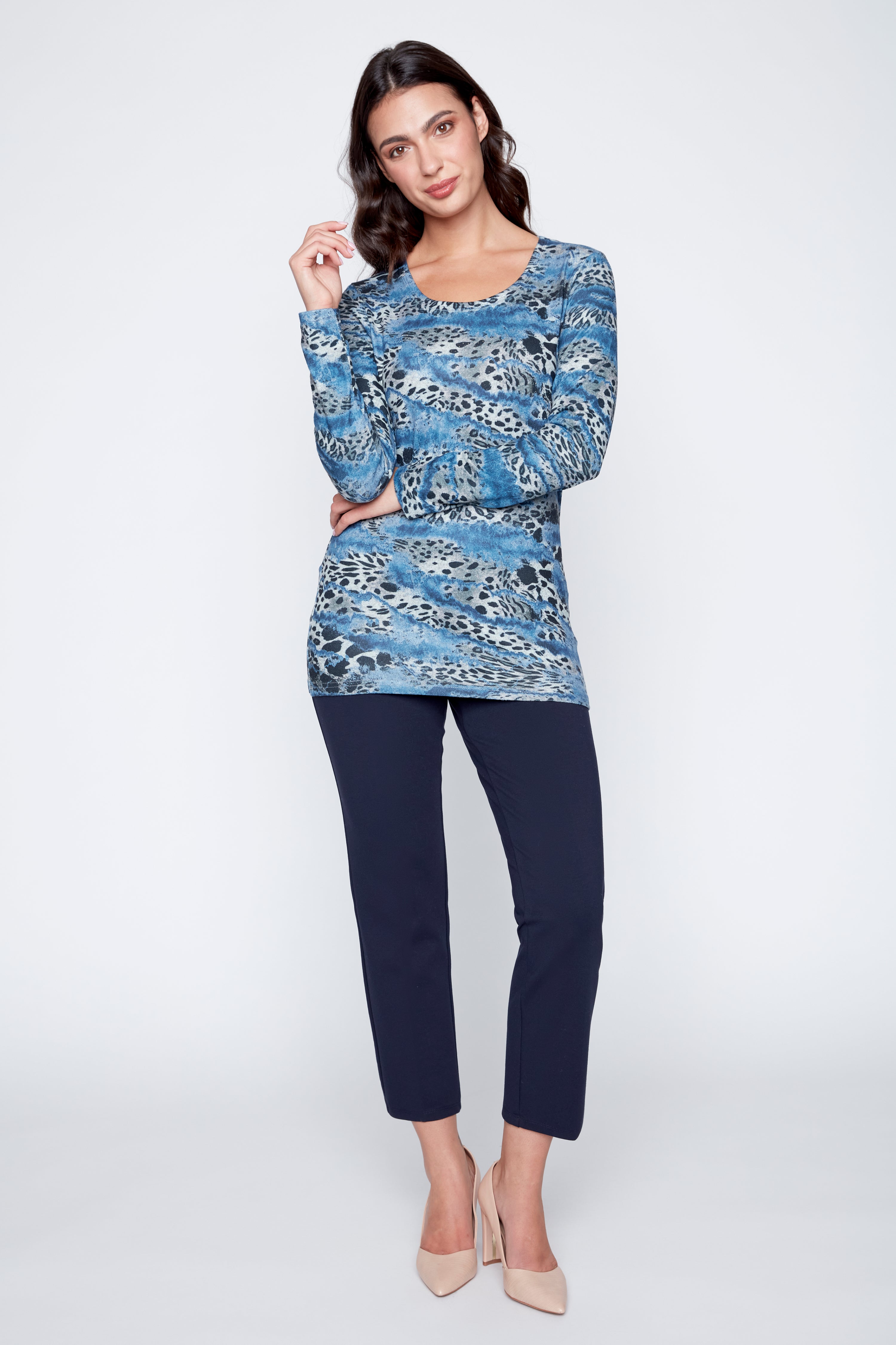 Le haut à imprimé animalier