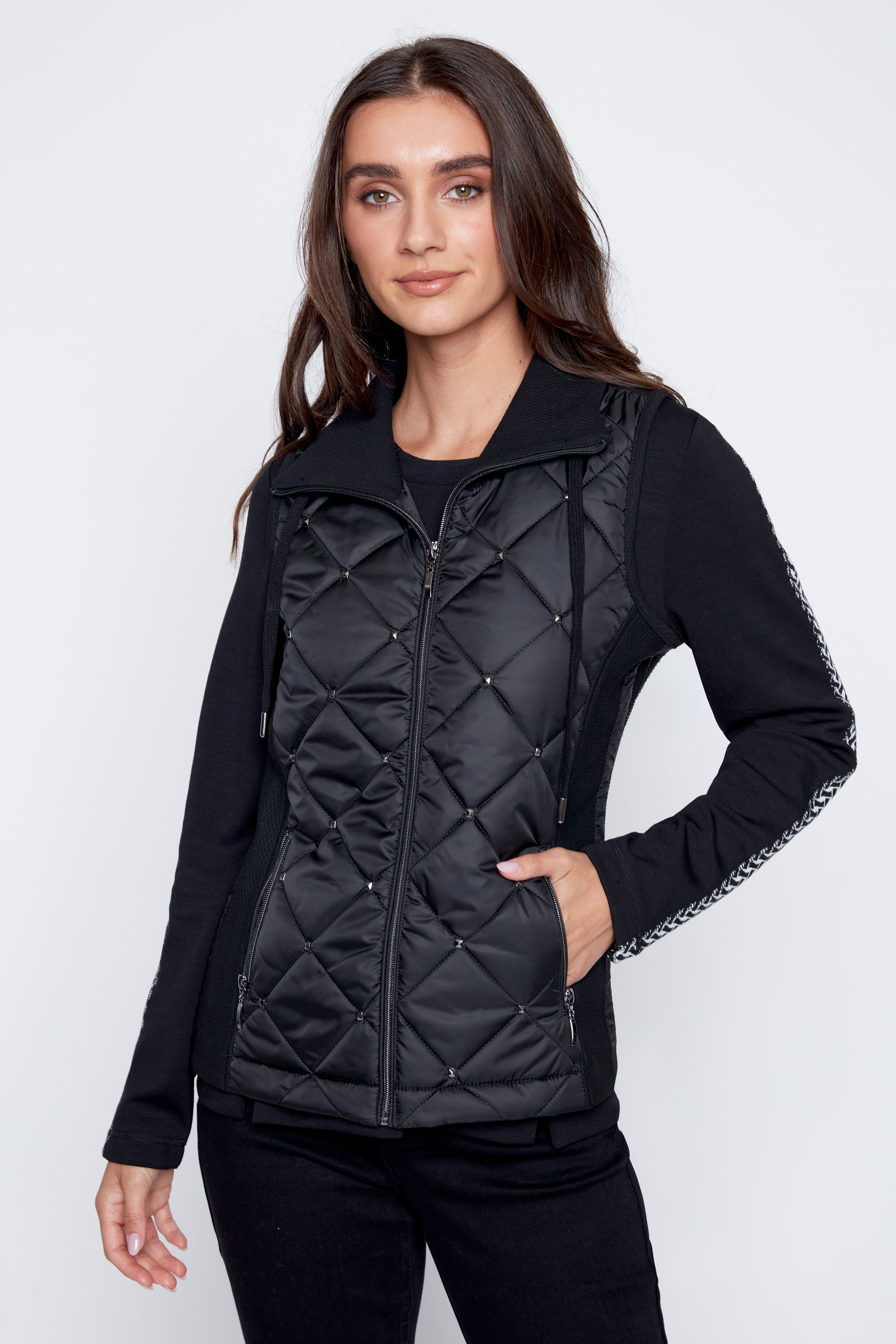 Quilted diamonds vest