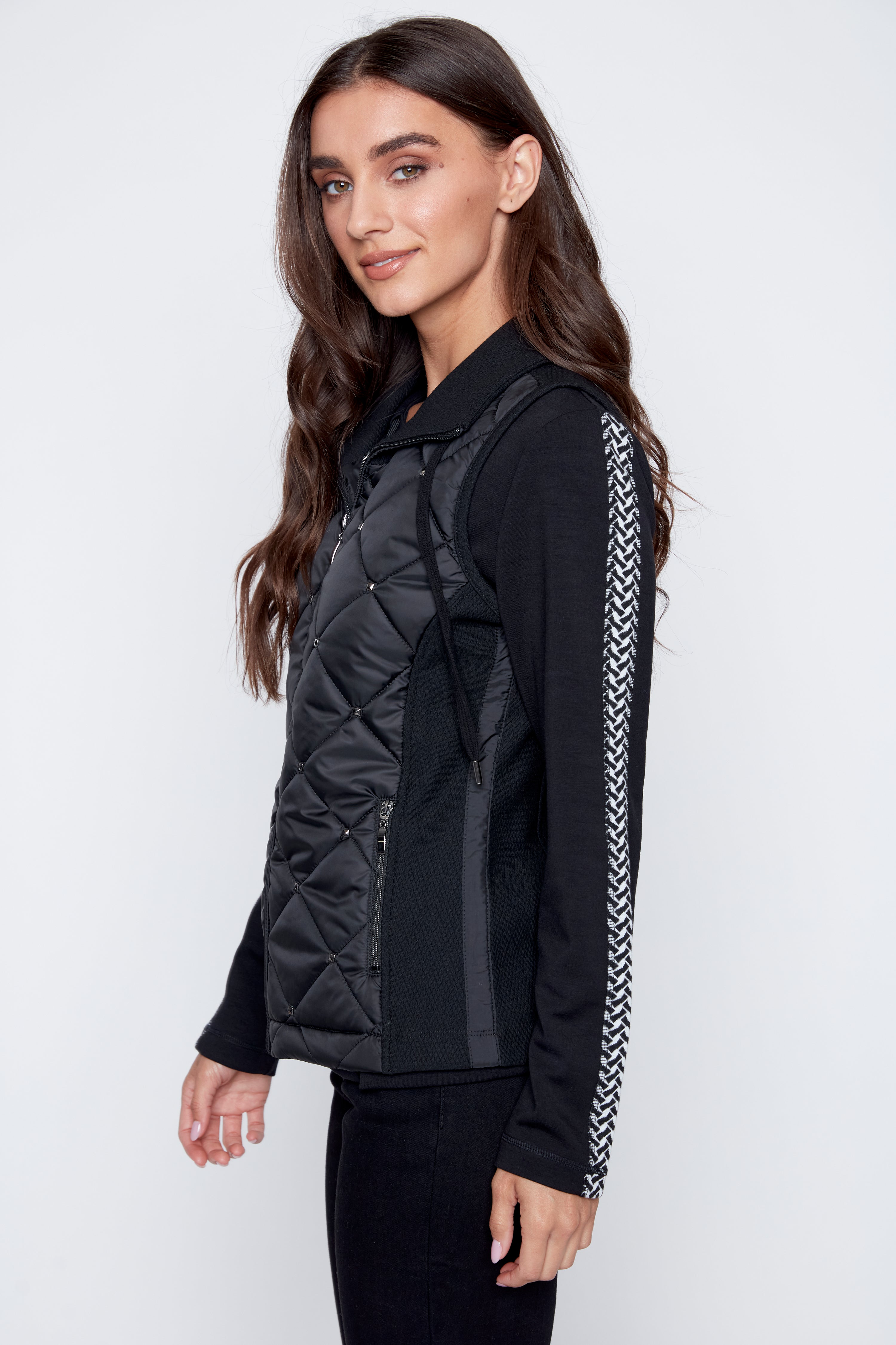 Quilted diamonds vest
