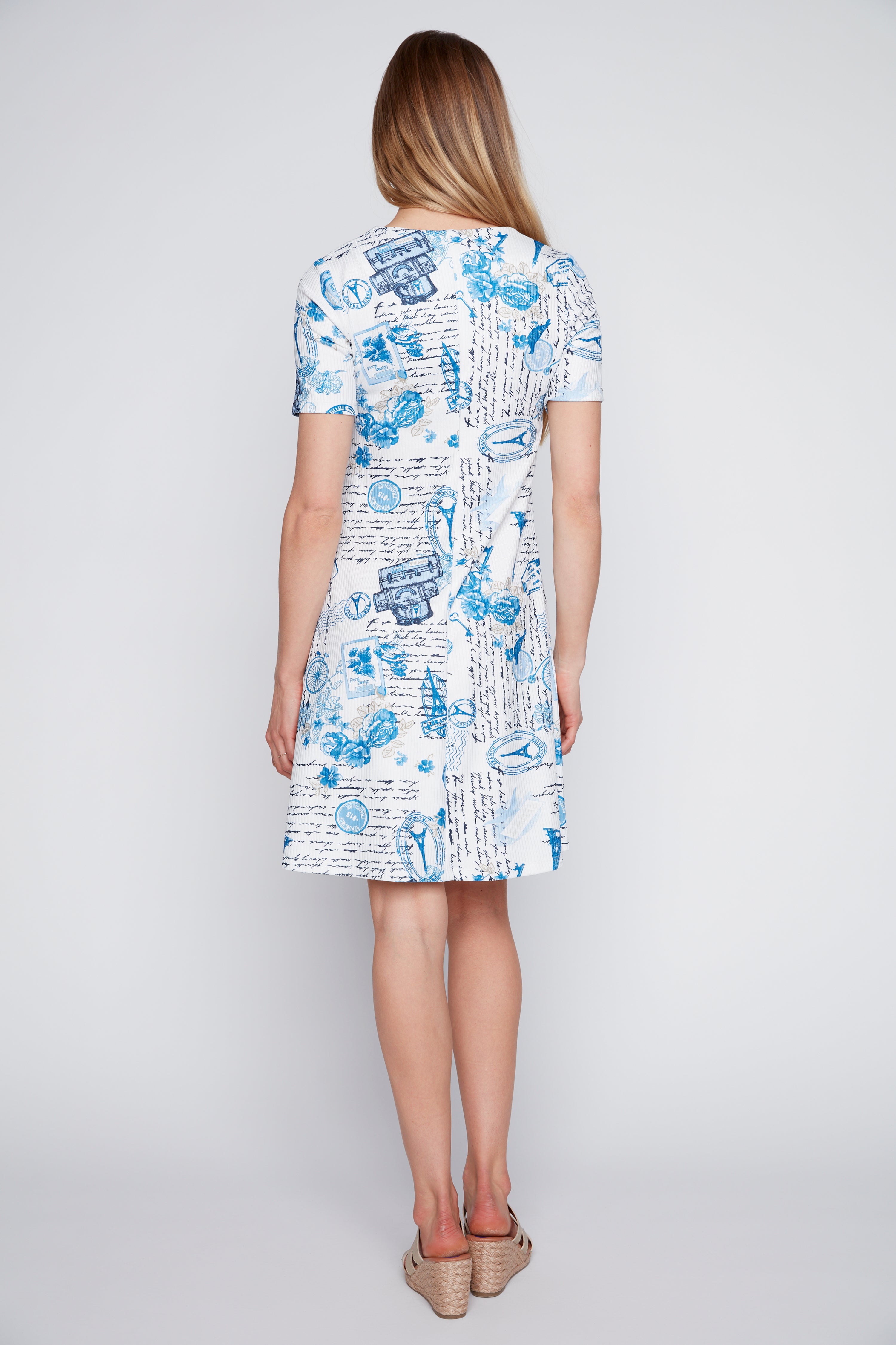 Printed A-line dress