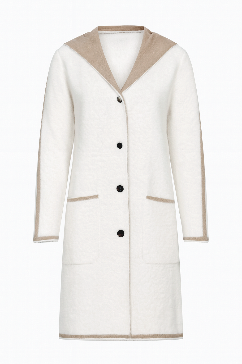 Le manteau-cardigan réversible