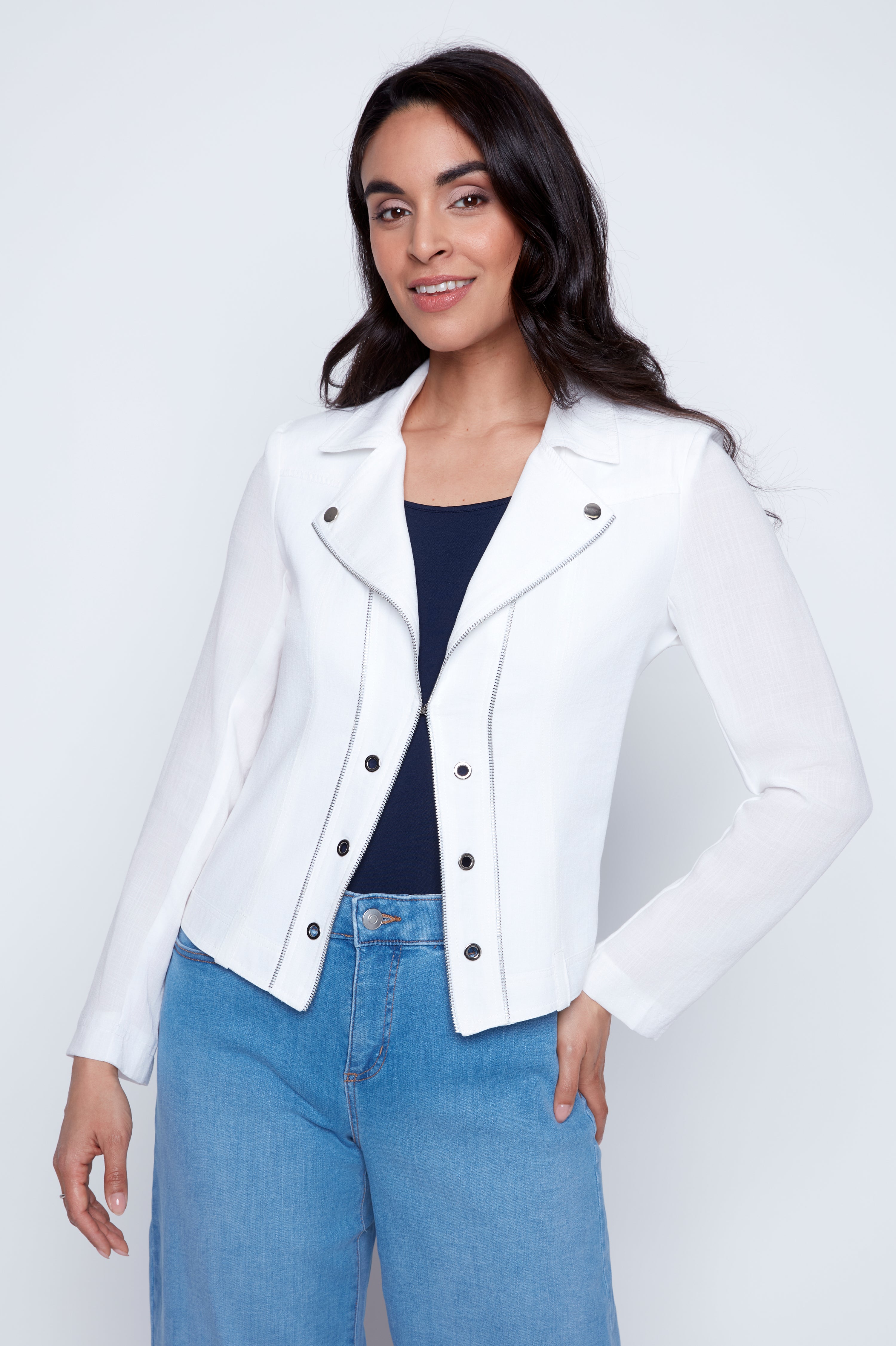 Le blazer à col cranté