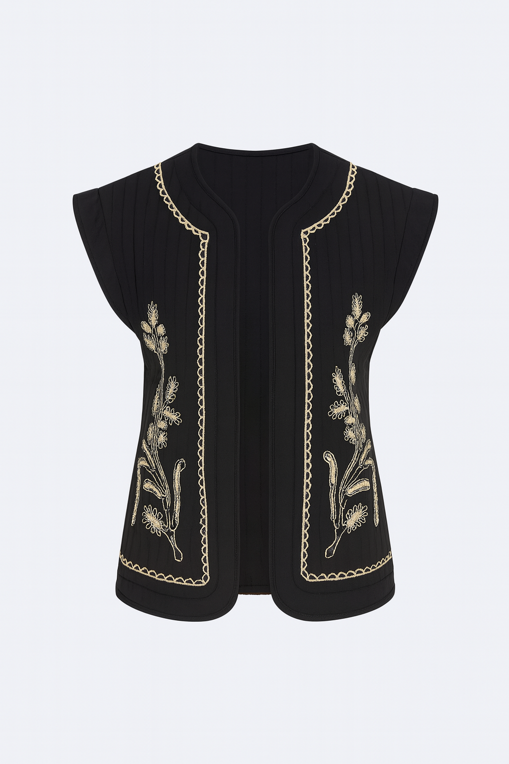 Embroidered vest