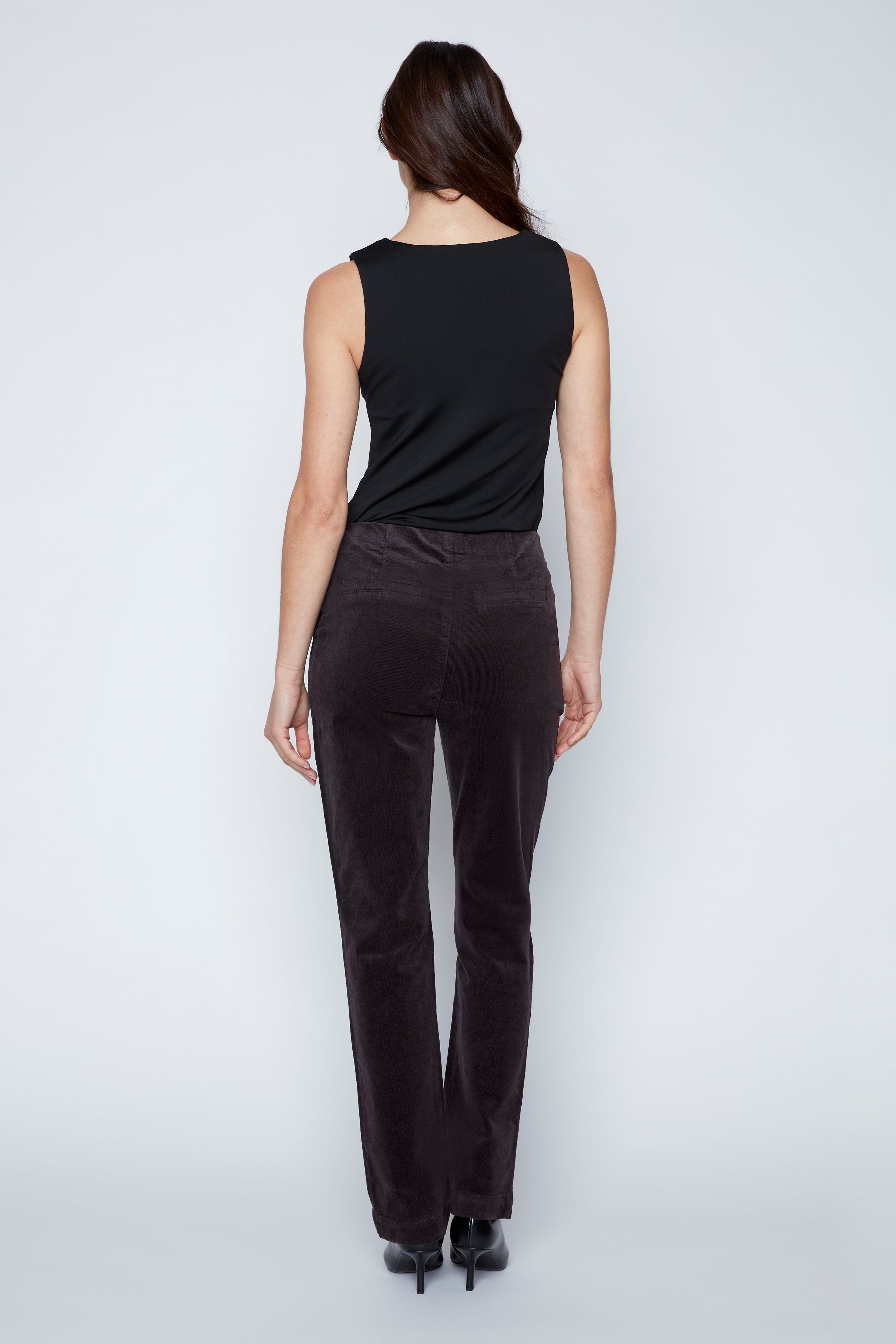 Straight leg corduroy pant