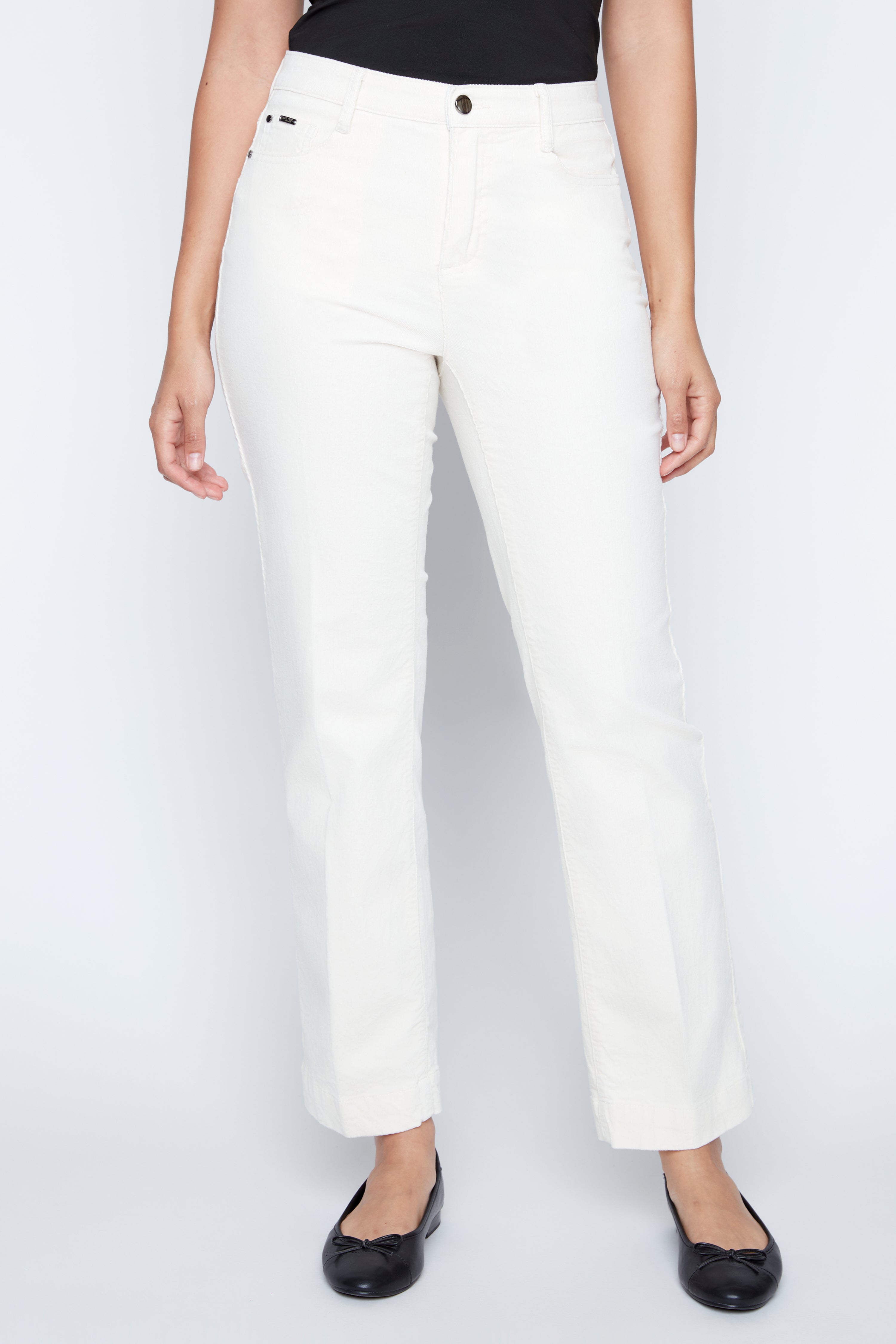 Straight leg corduroy pant