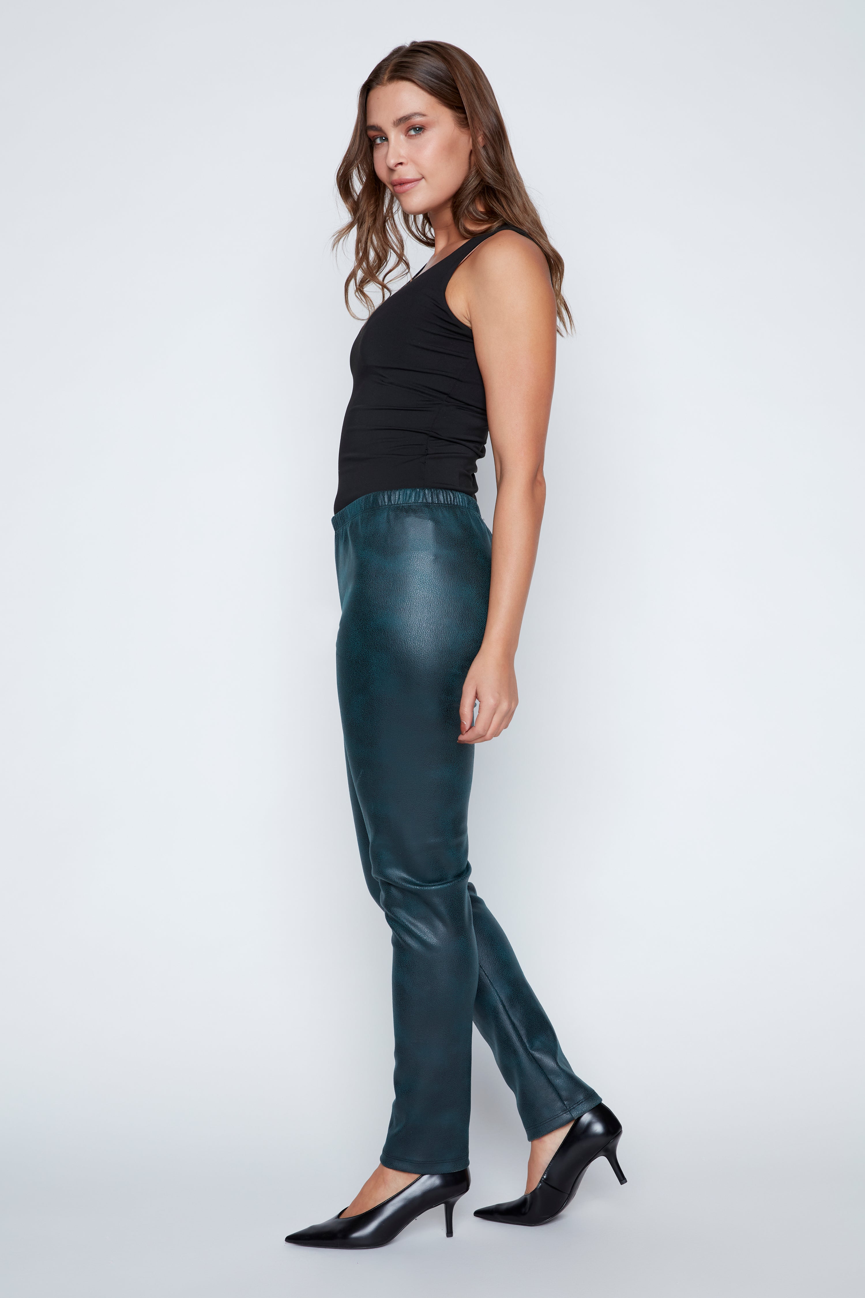 Le legging en similicuir