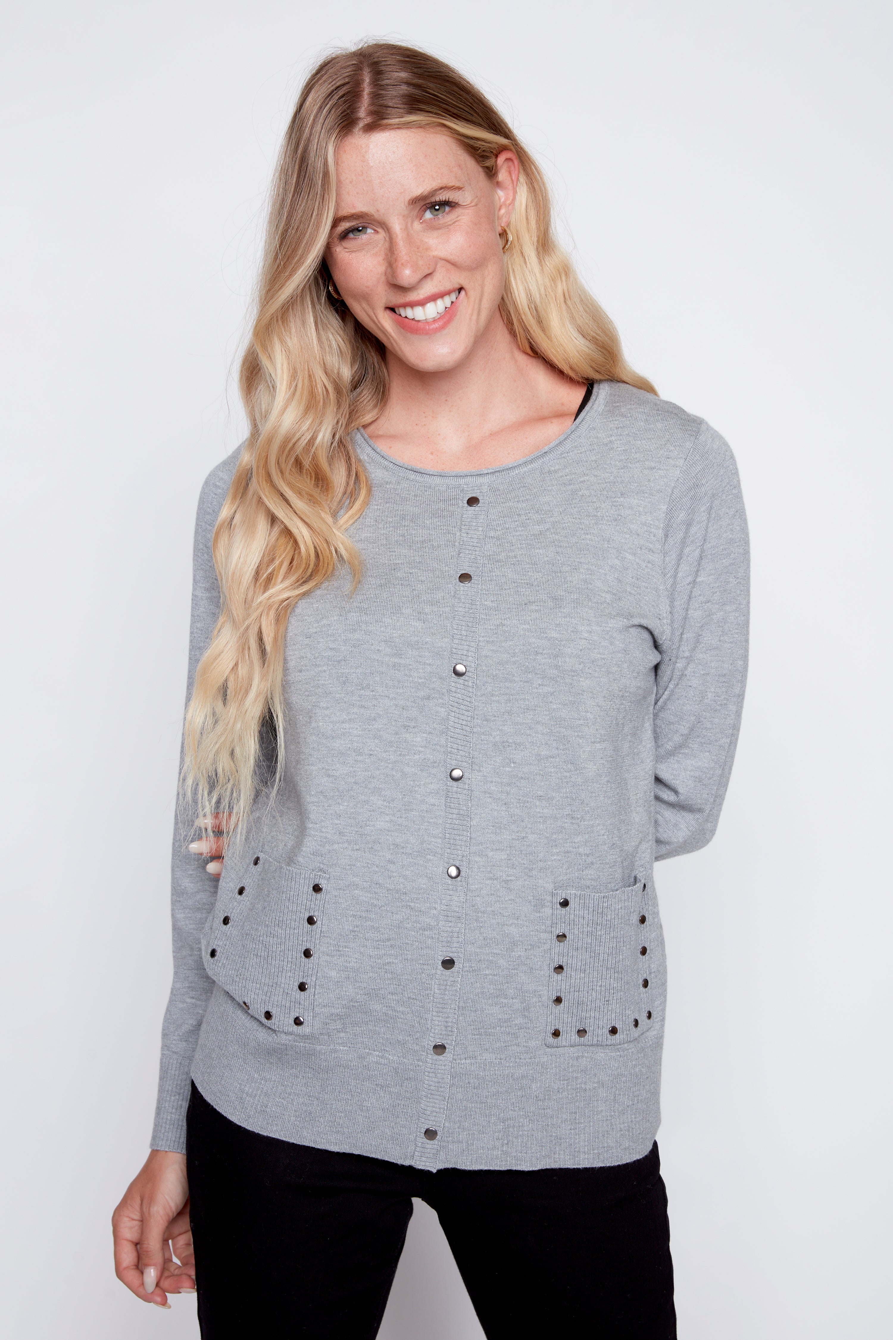 Stud detail sweater