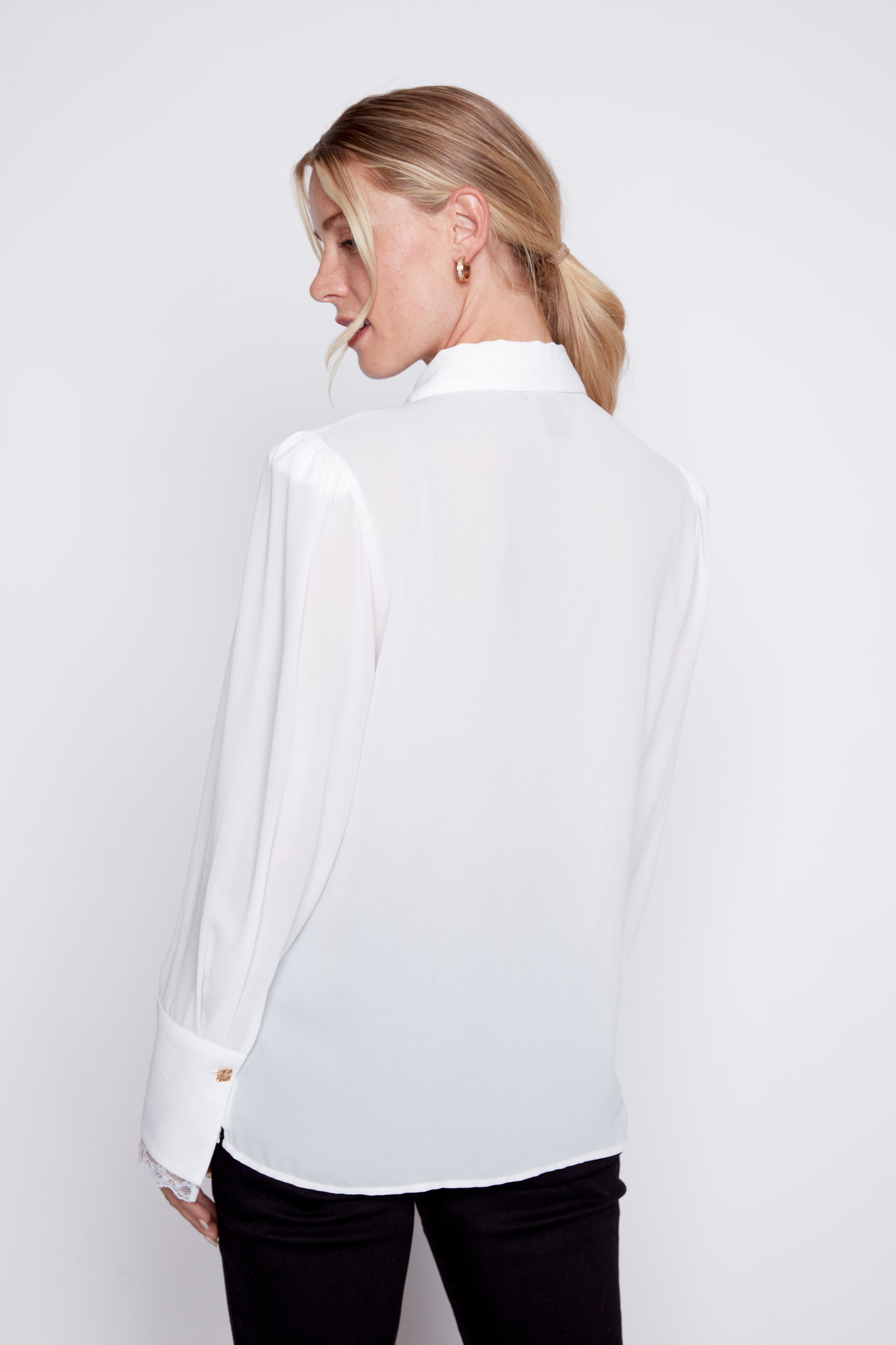 Lace detail blouse