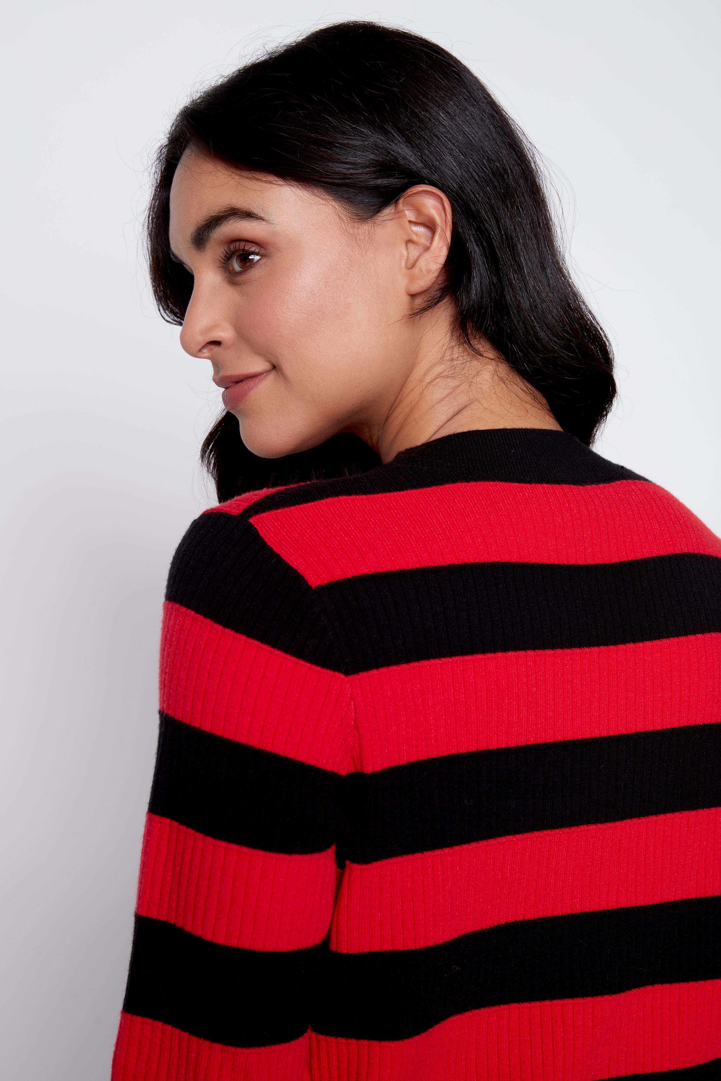 Stripe fooler cardigan