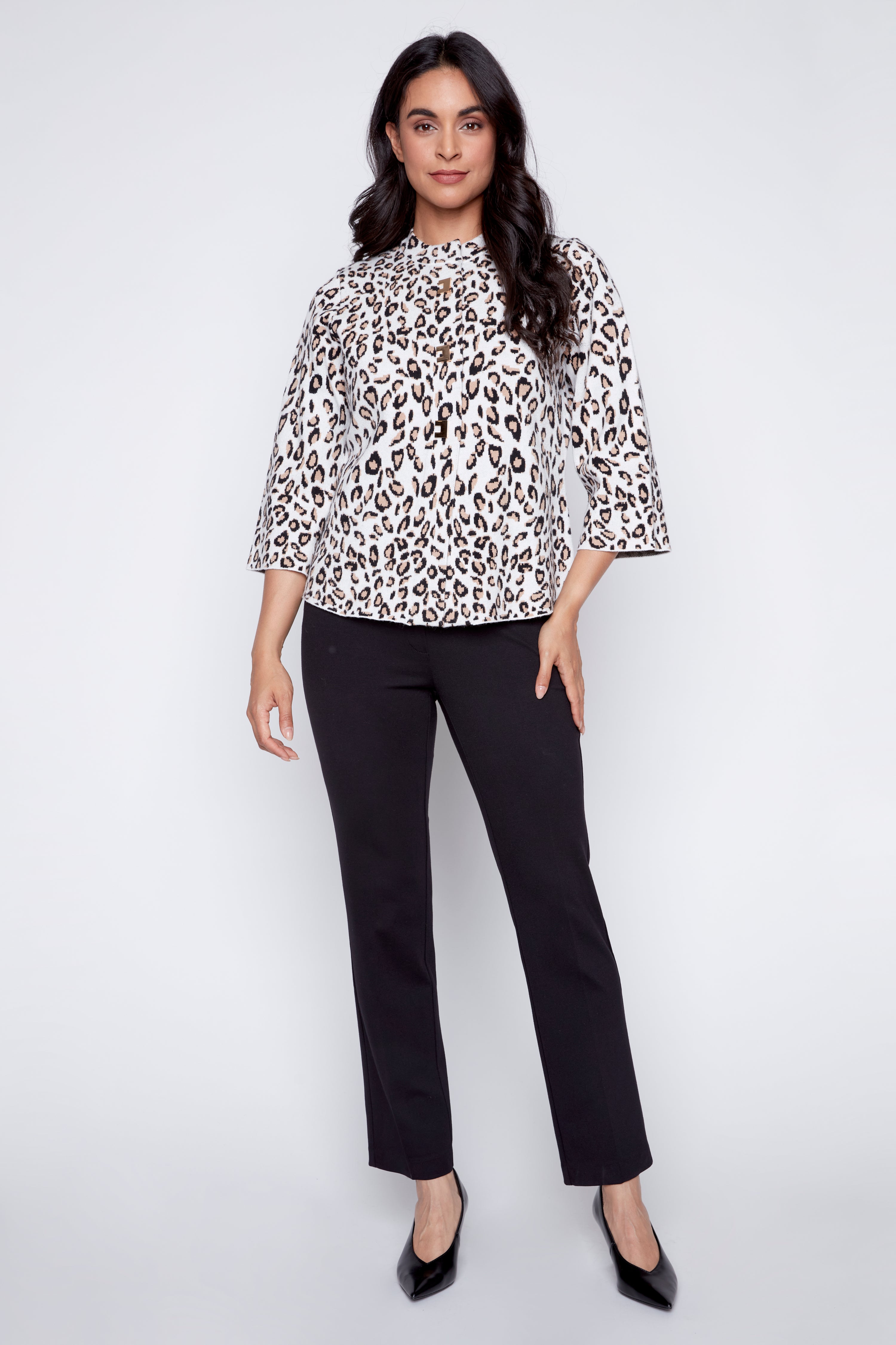 Animal design cardigan