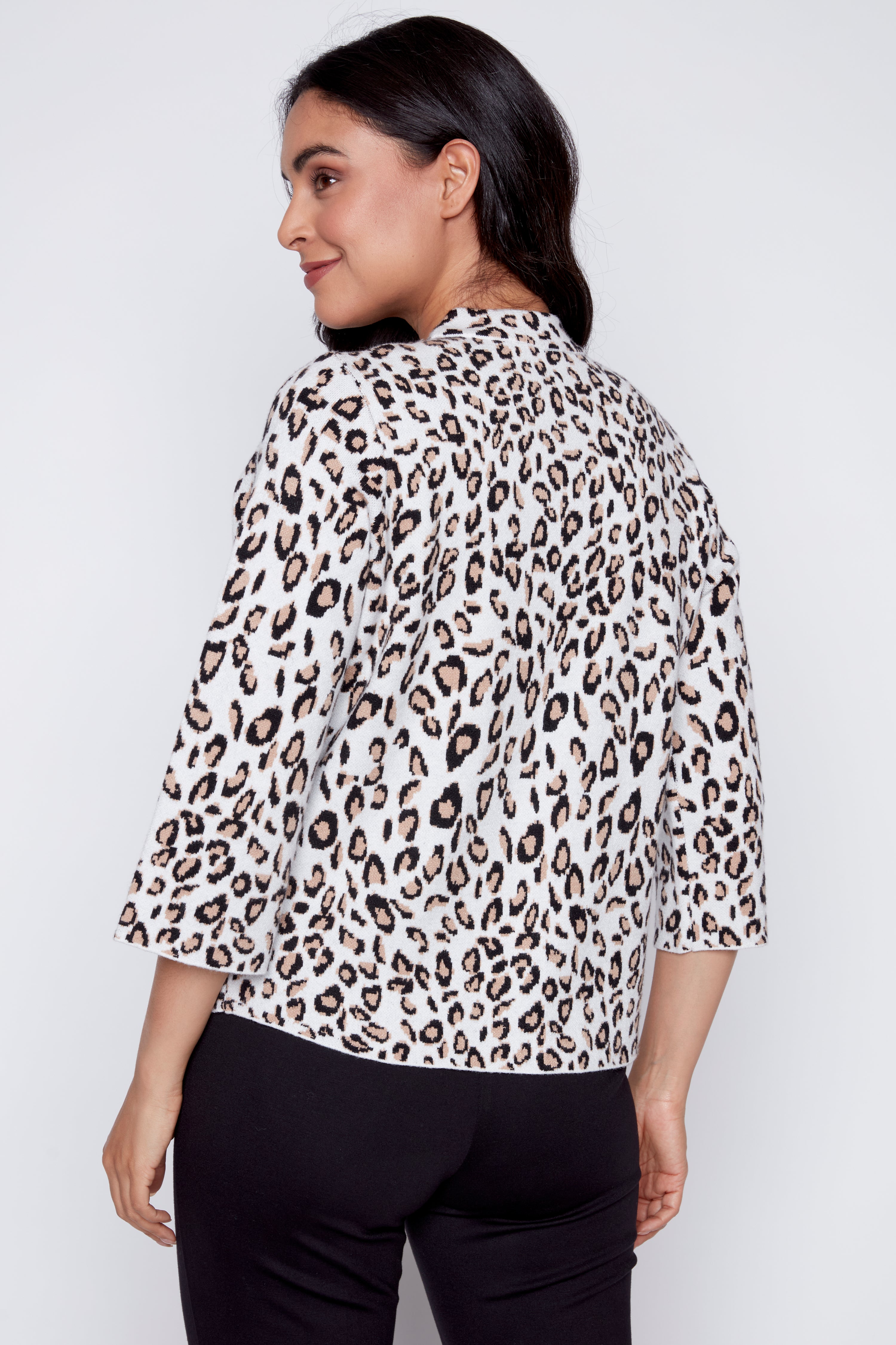 Animal design cardigan