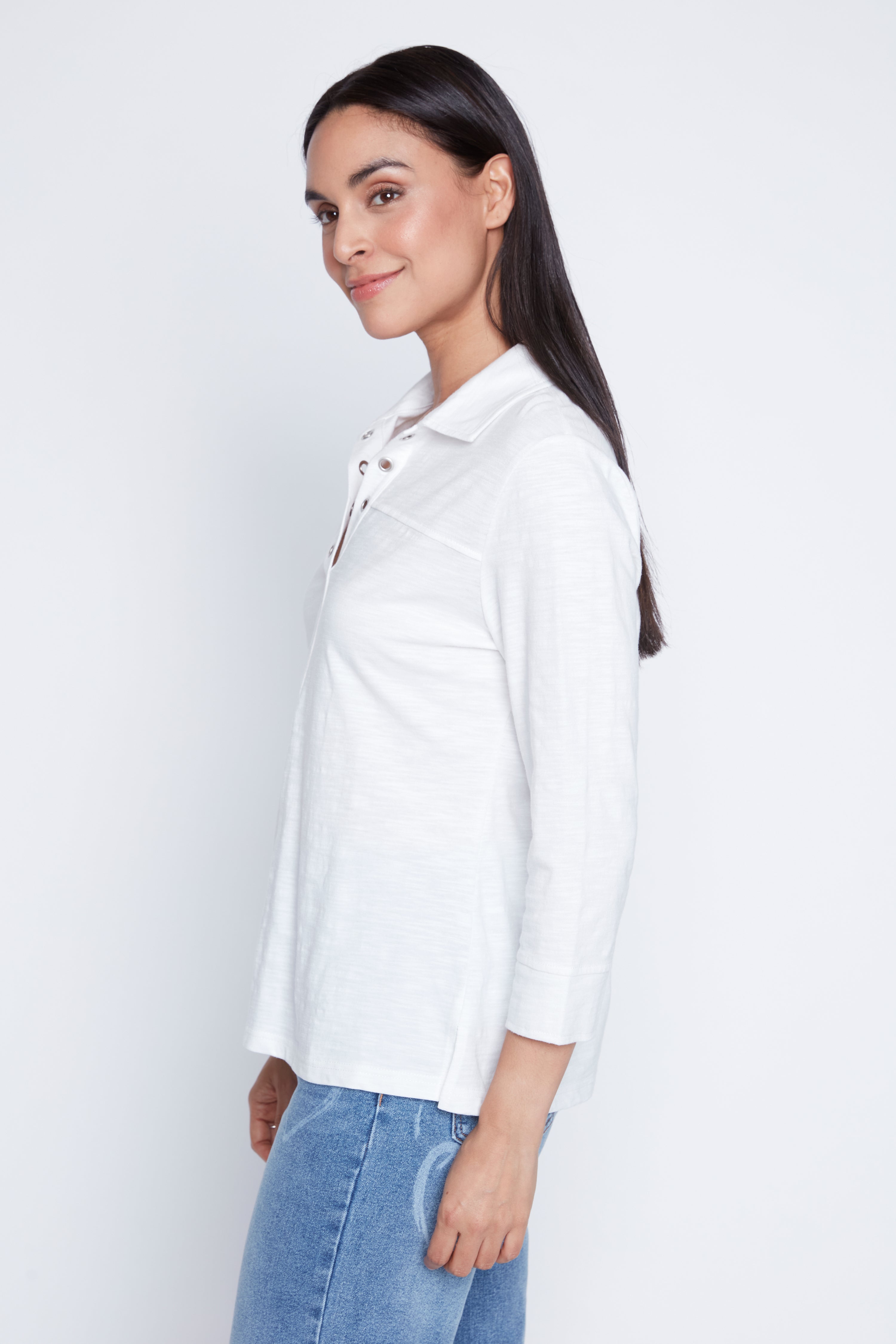 Le polo en coton uni