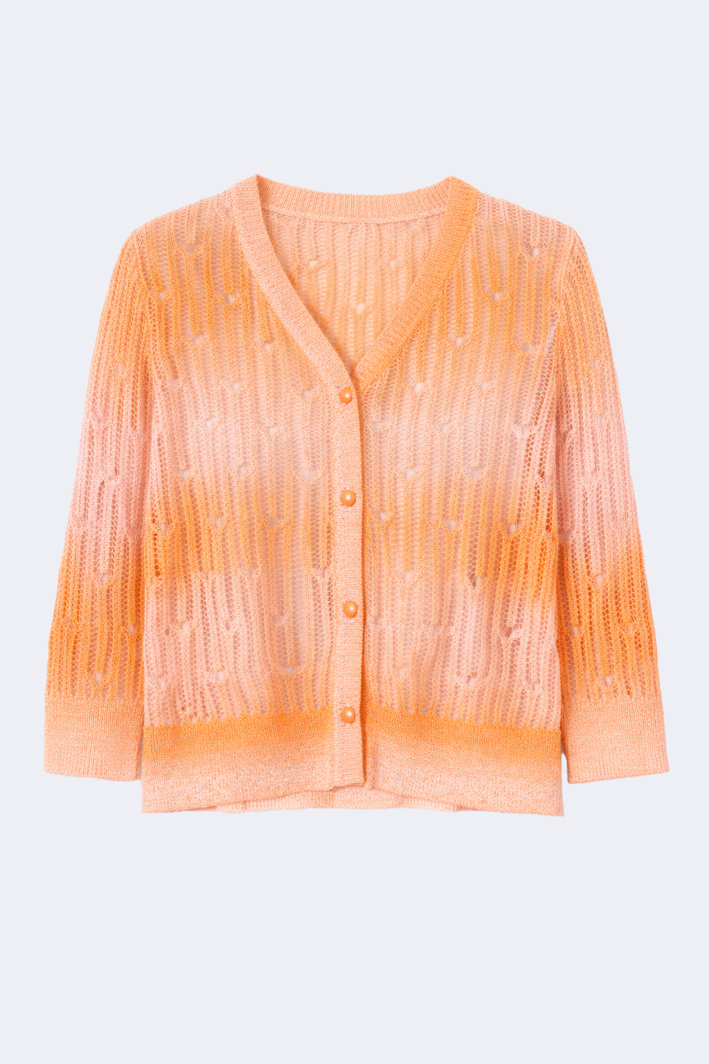 Le cardigan en crochet tie-dye