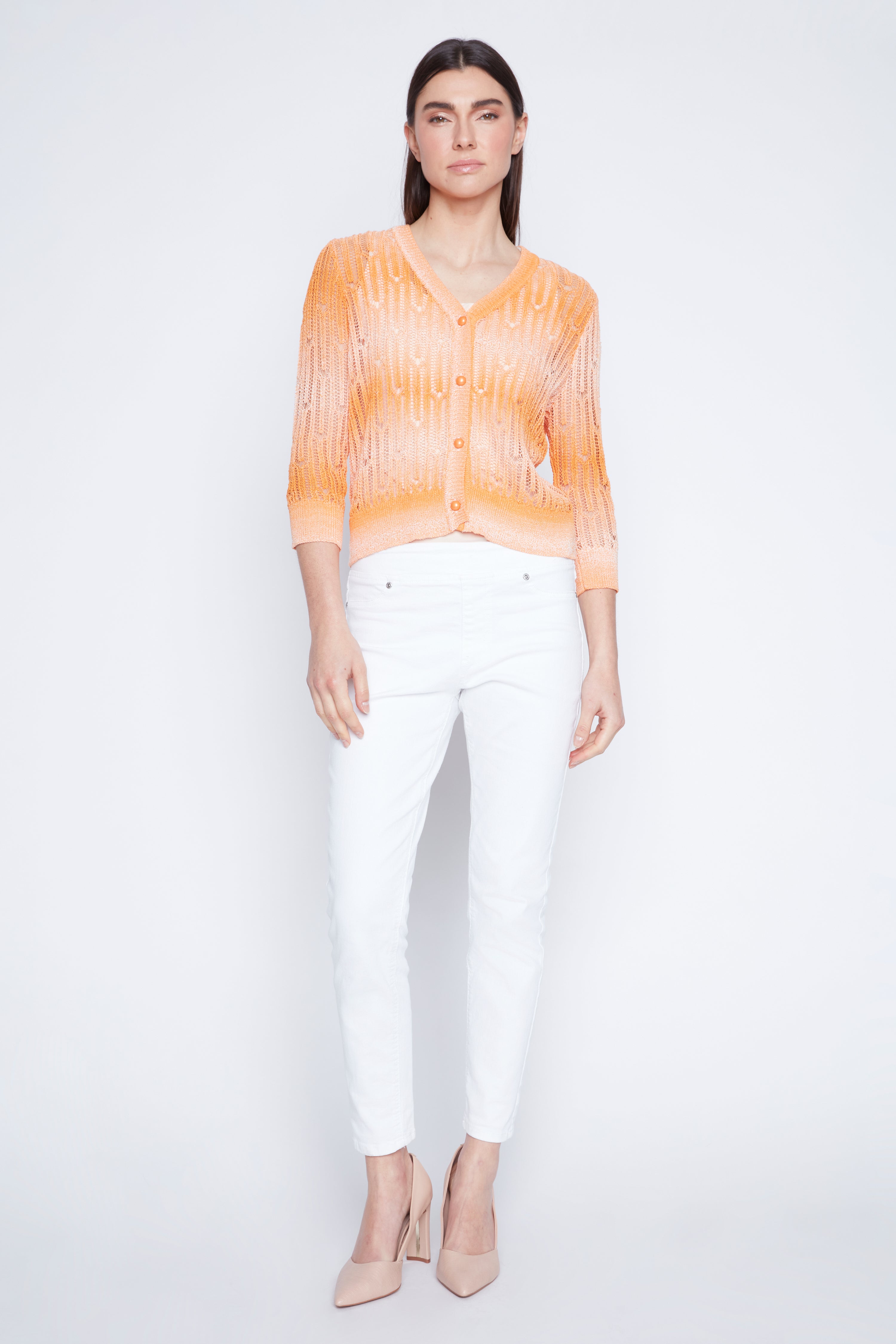 Le cardigan en crochet tie-dye