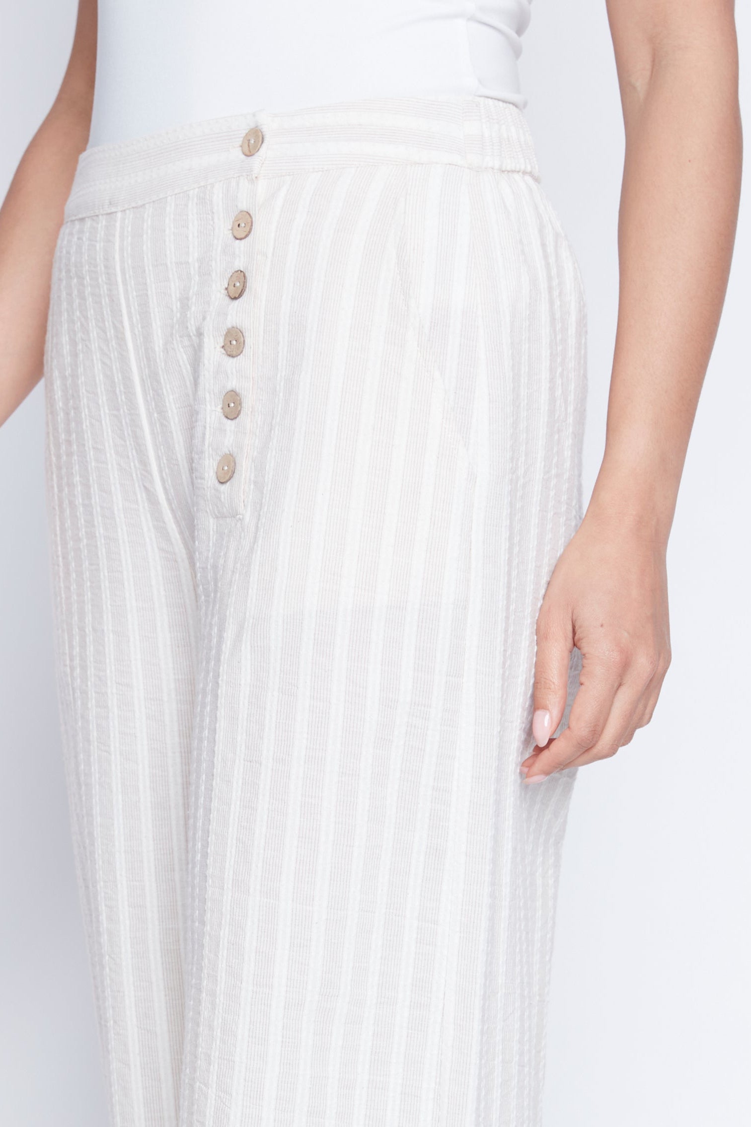 Le pantalon palazzo à rayures