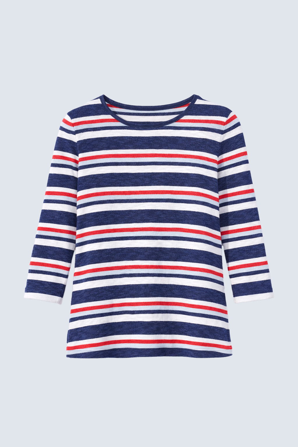 Multi stripe cotton sweater