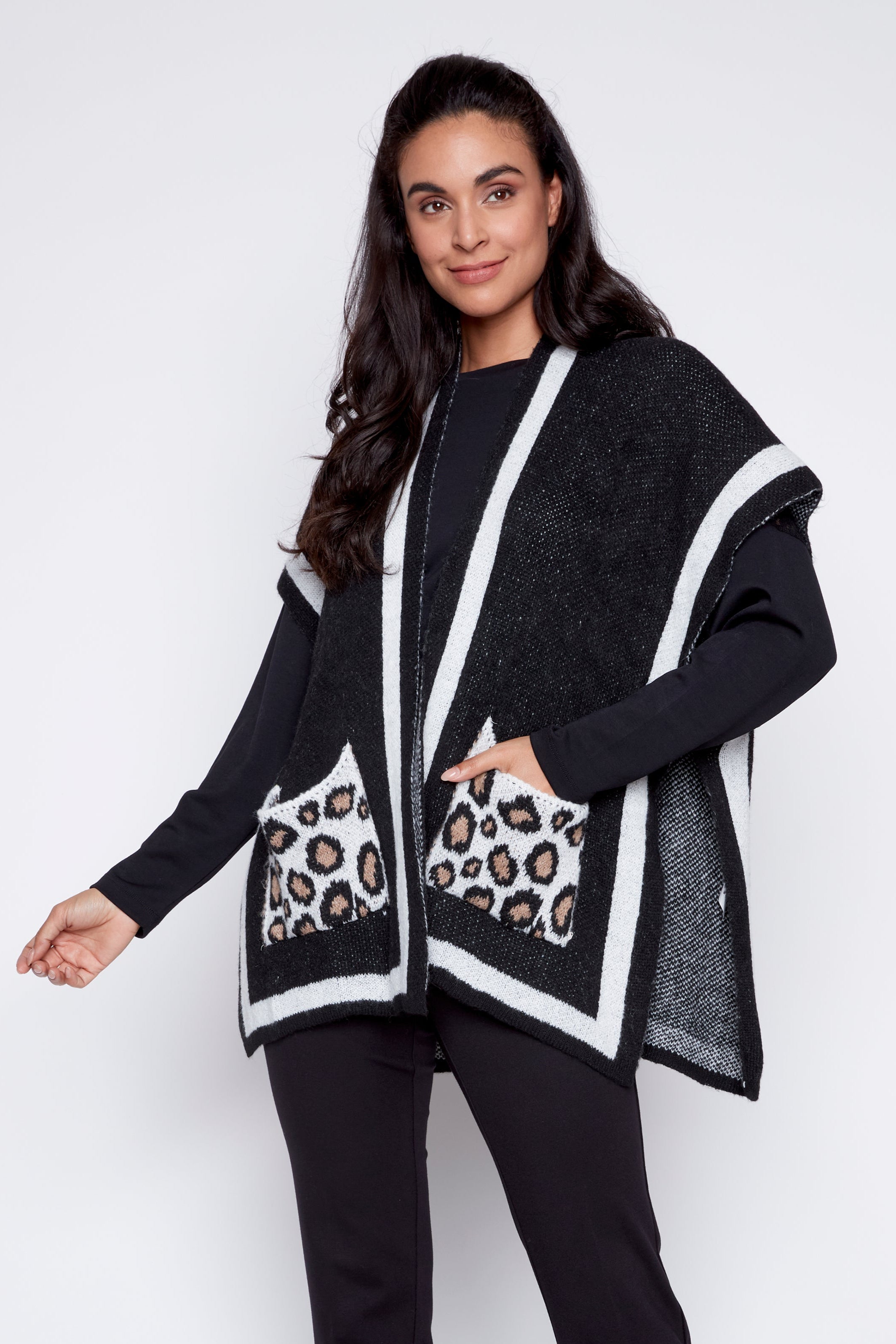 Animal pocket poncho