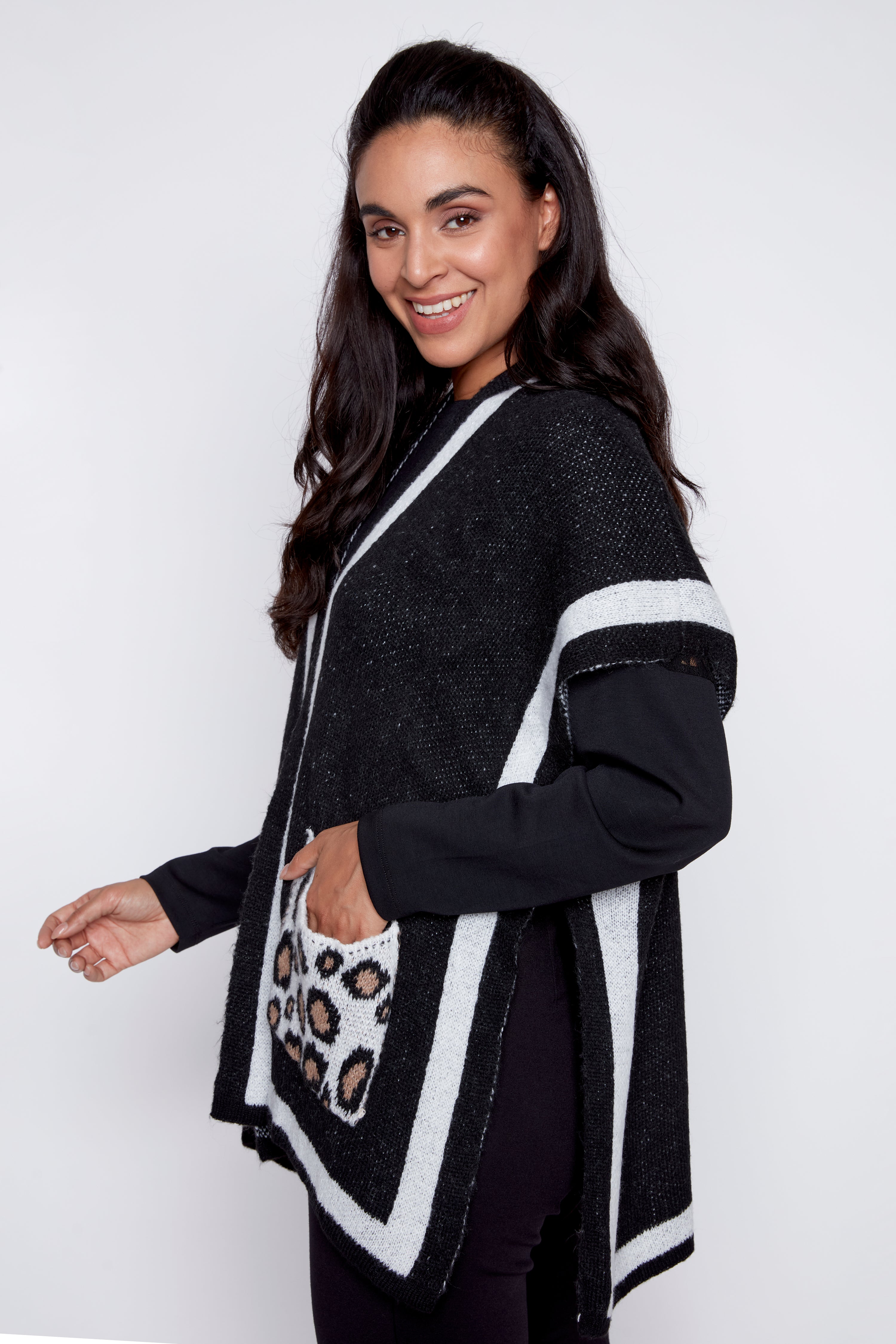 Animal pocket poncho