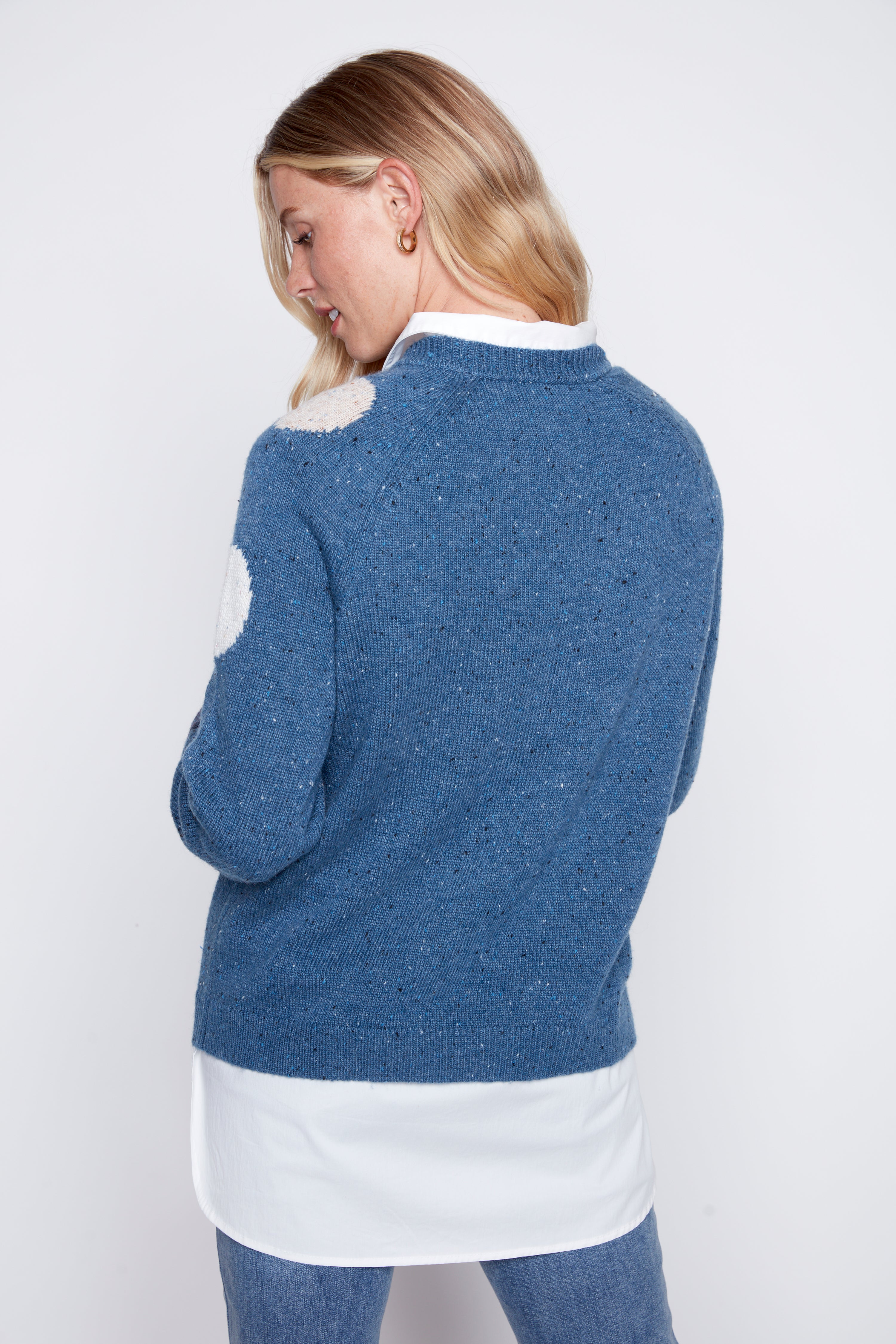 Dots melange sweater