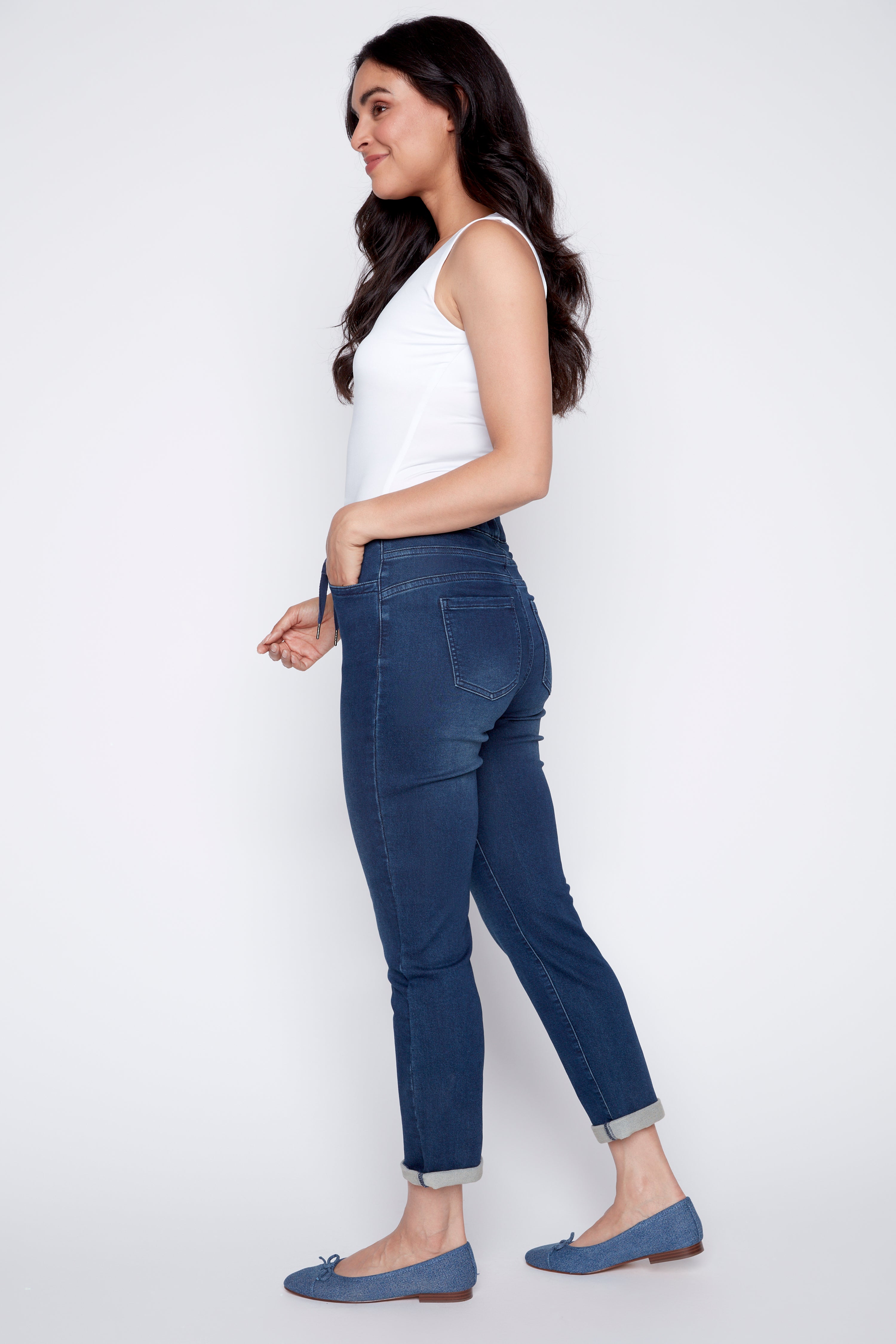 Denim jogger