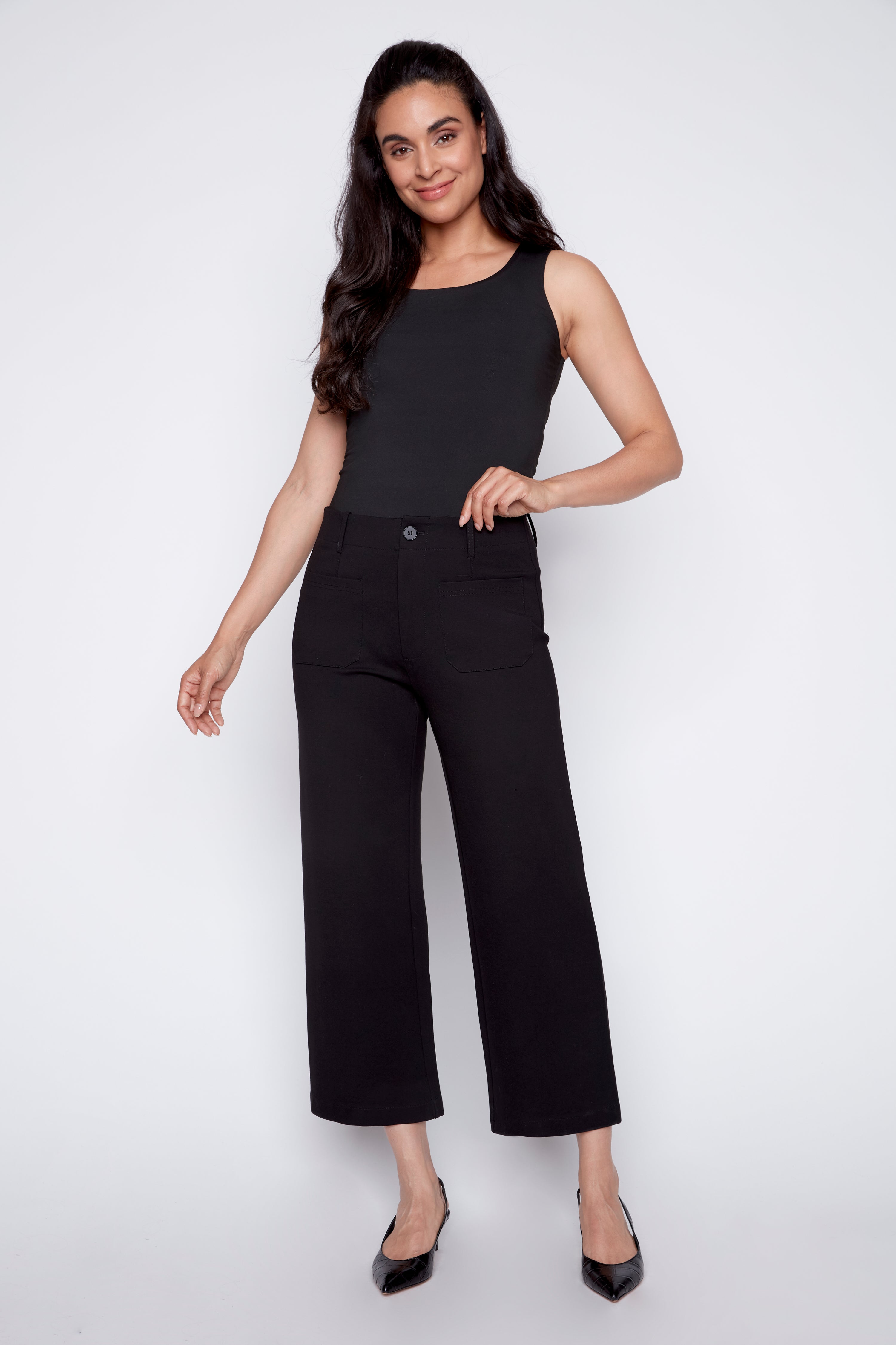 Wide leg pdr pant