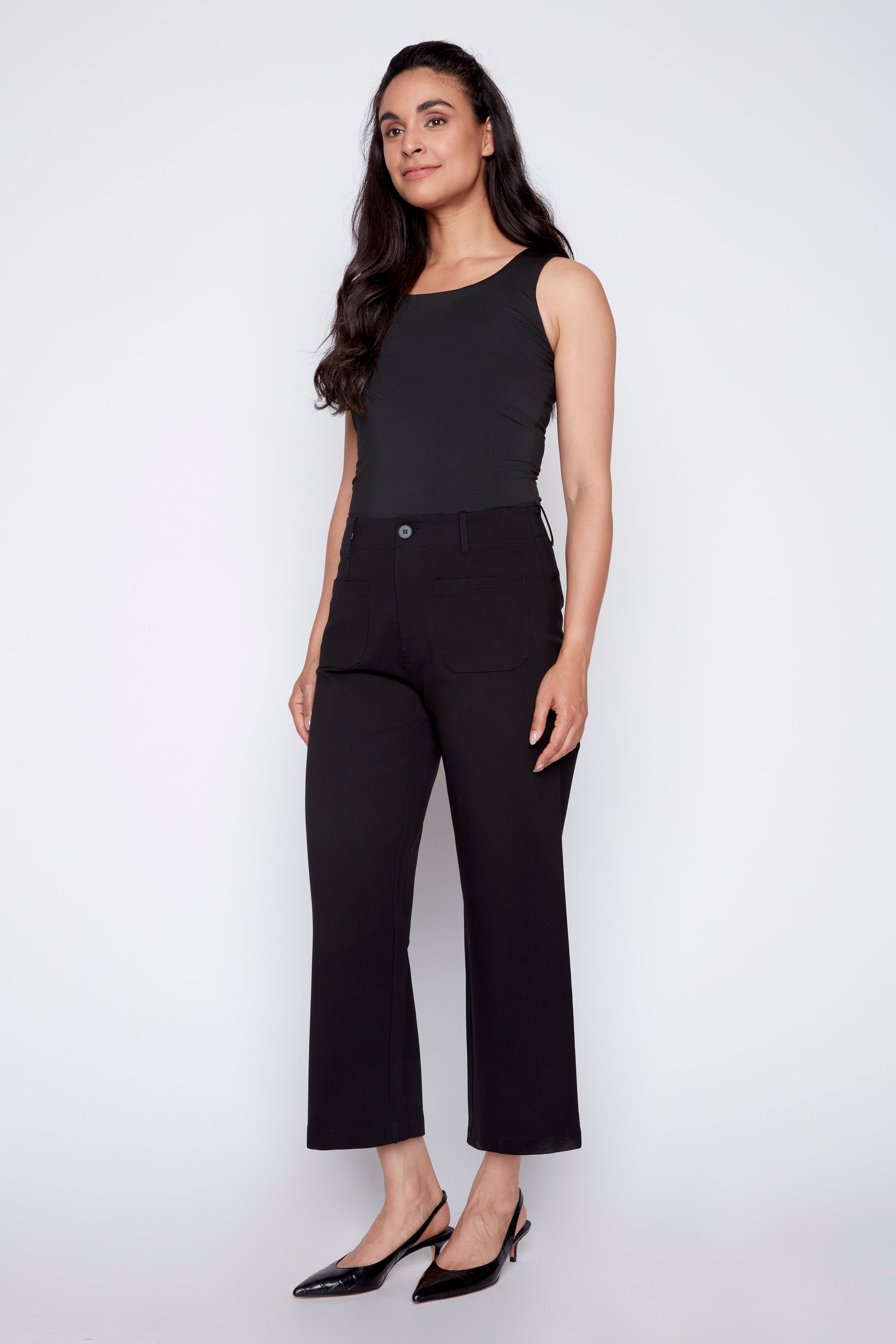 Wide leg pdr pant