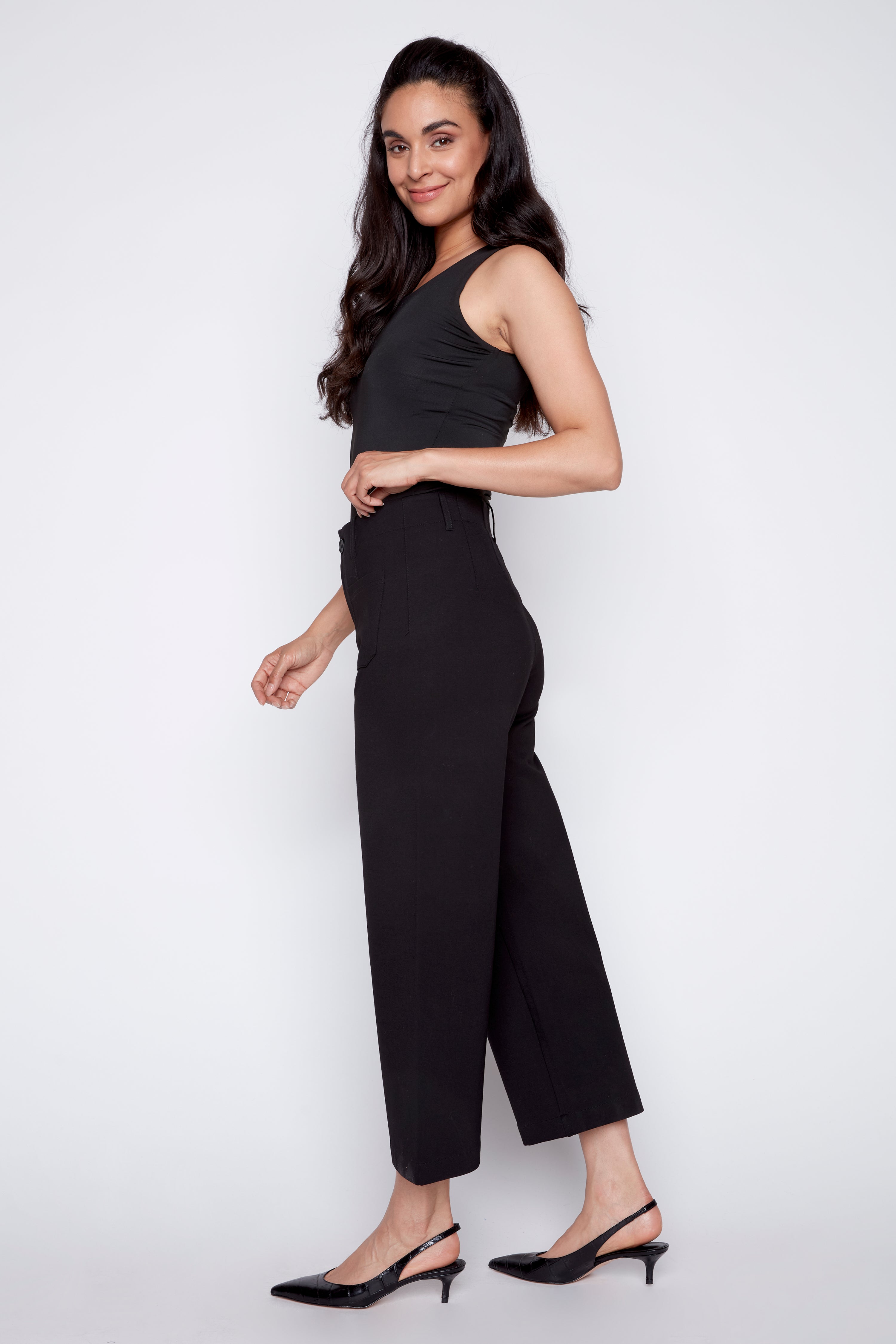 Wide leg pdr pant
