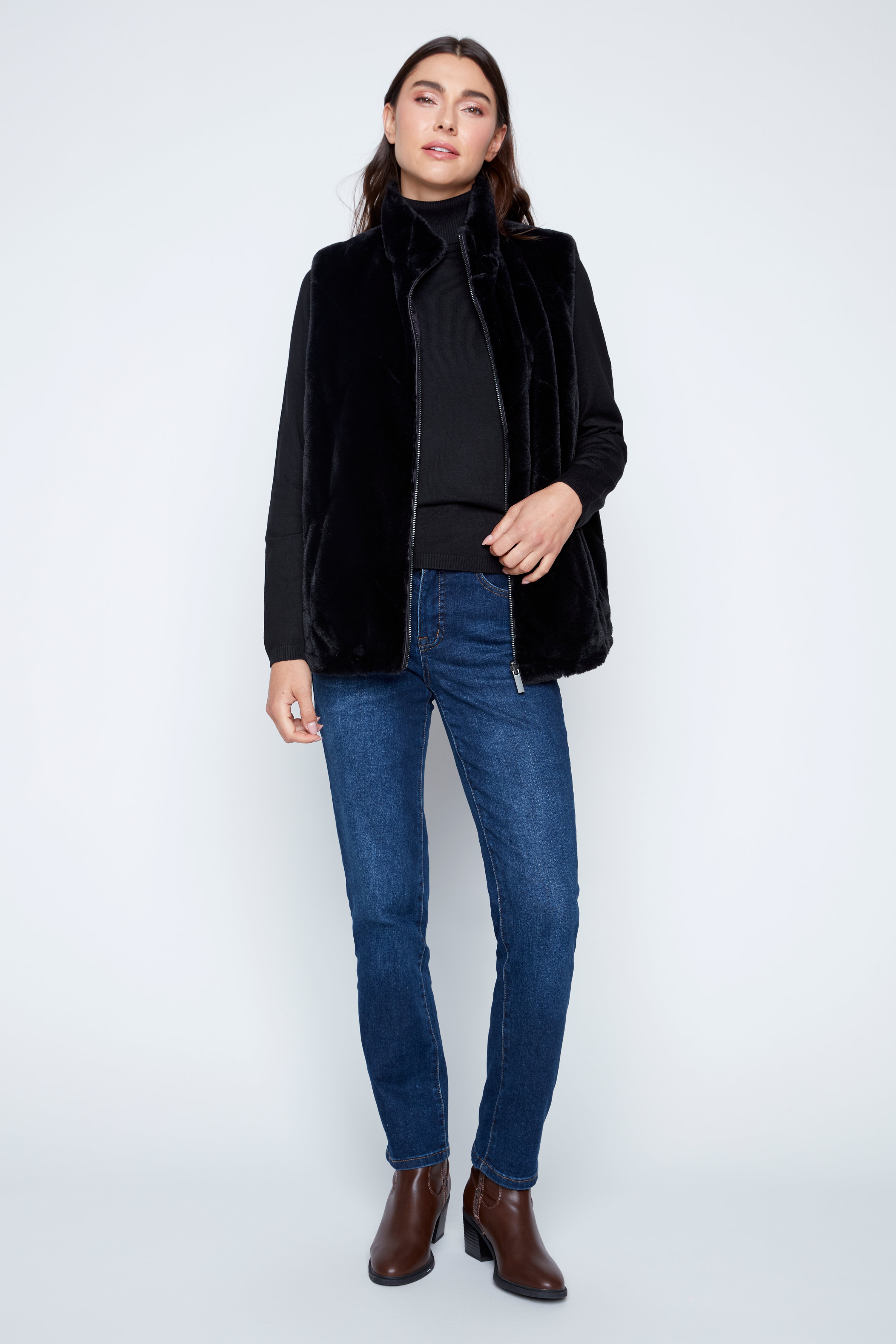 Reversible quilted vest