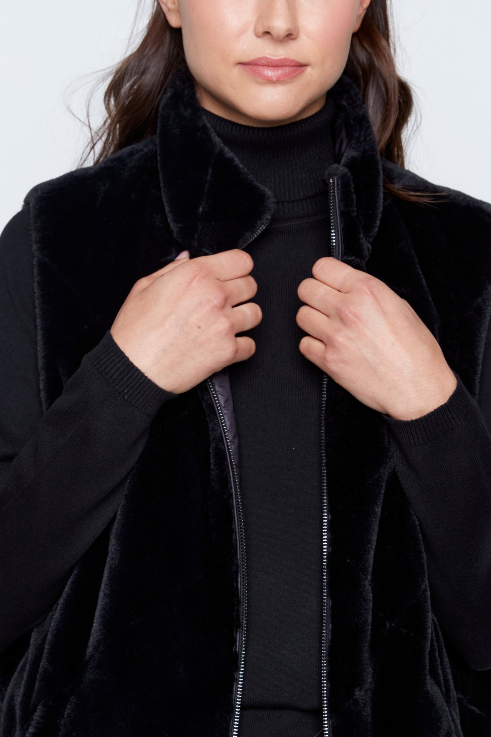 Reversible quilted vest