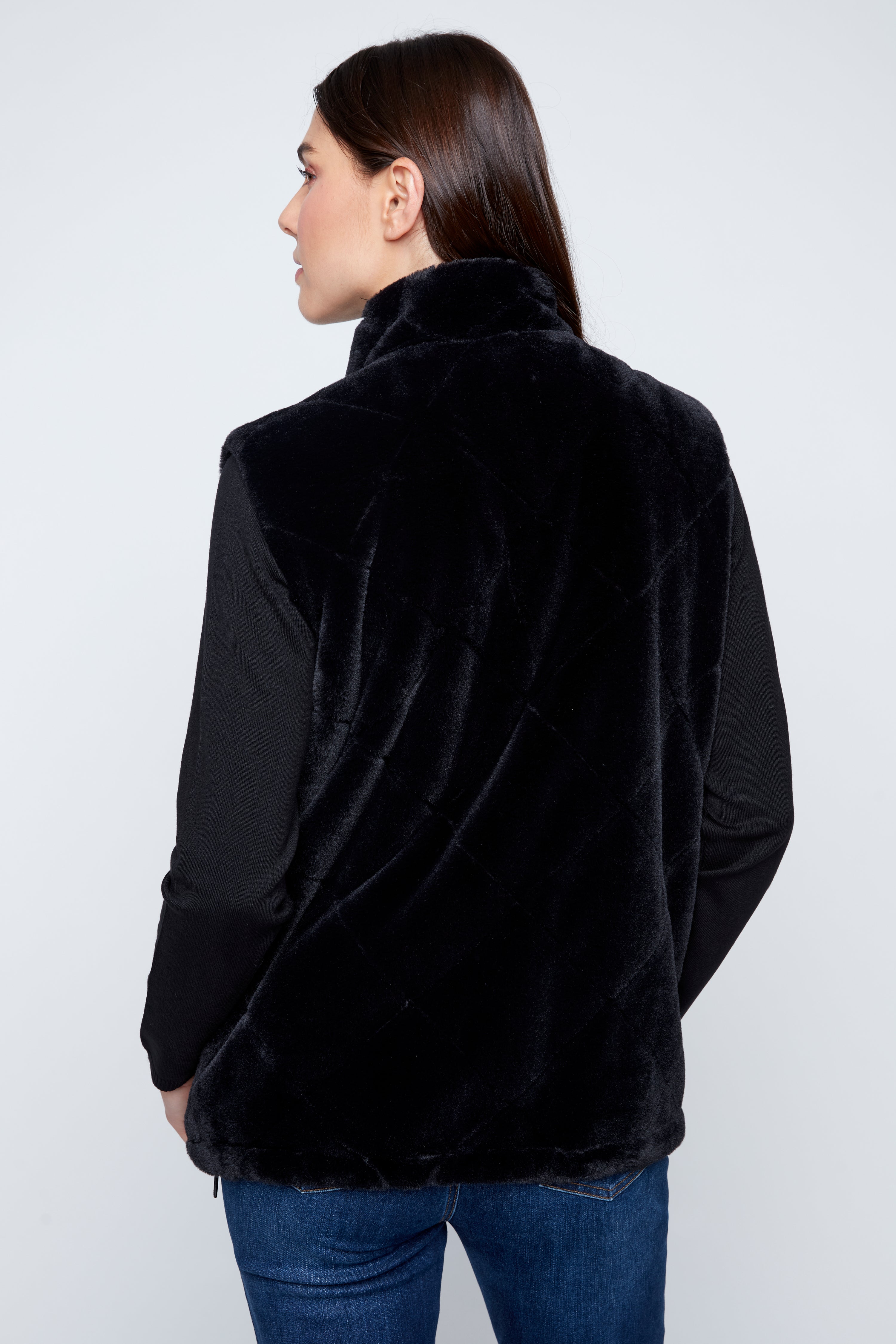 Reversible quilted vest