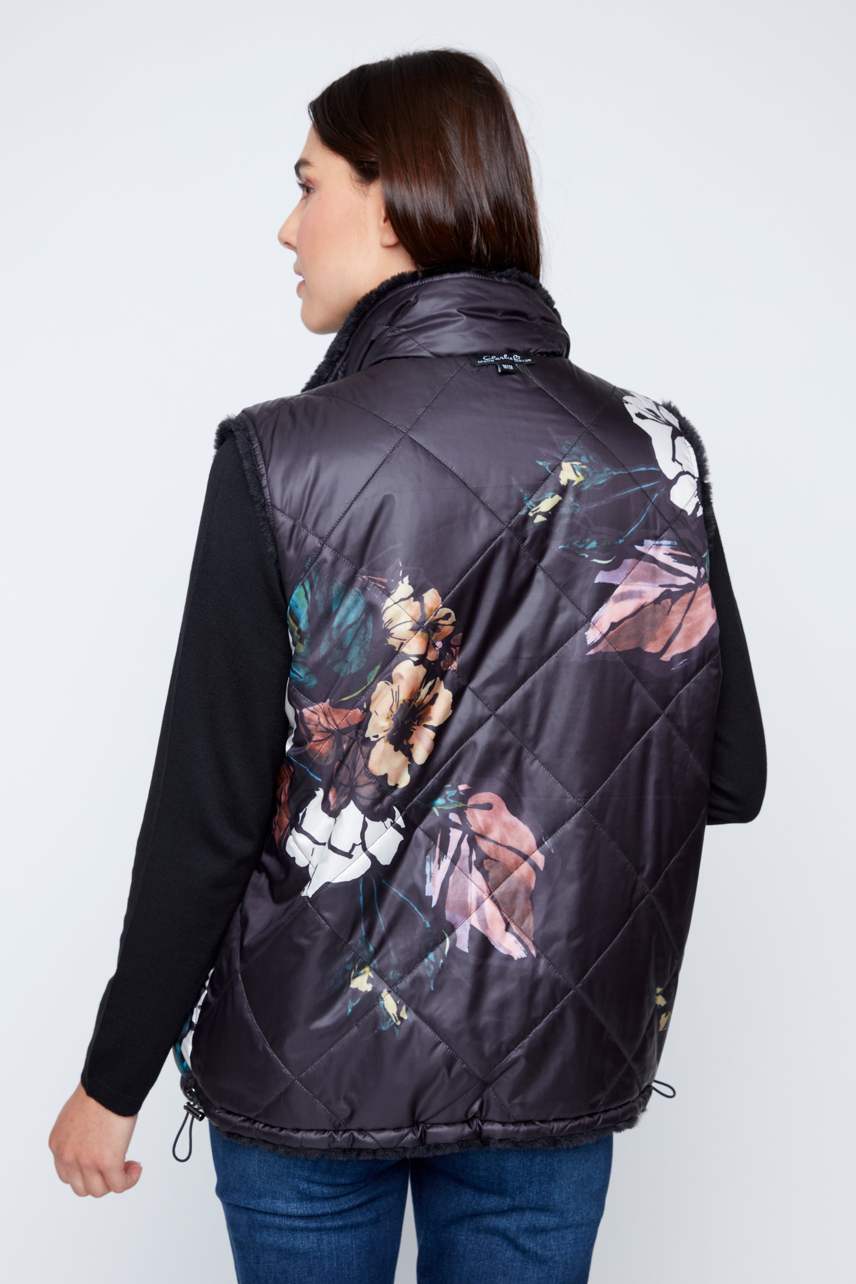 Reversible quilted vest