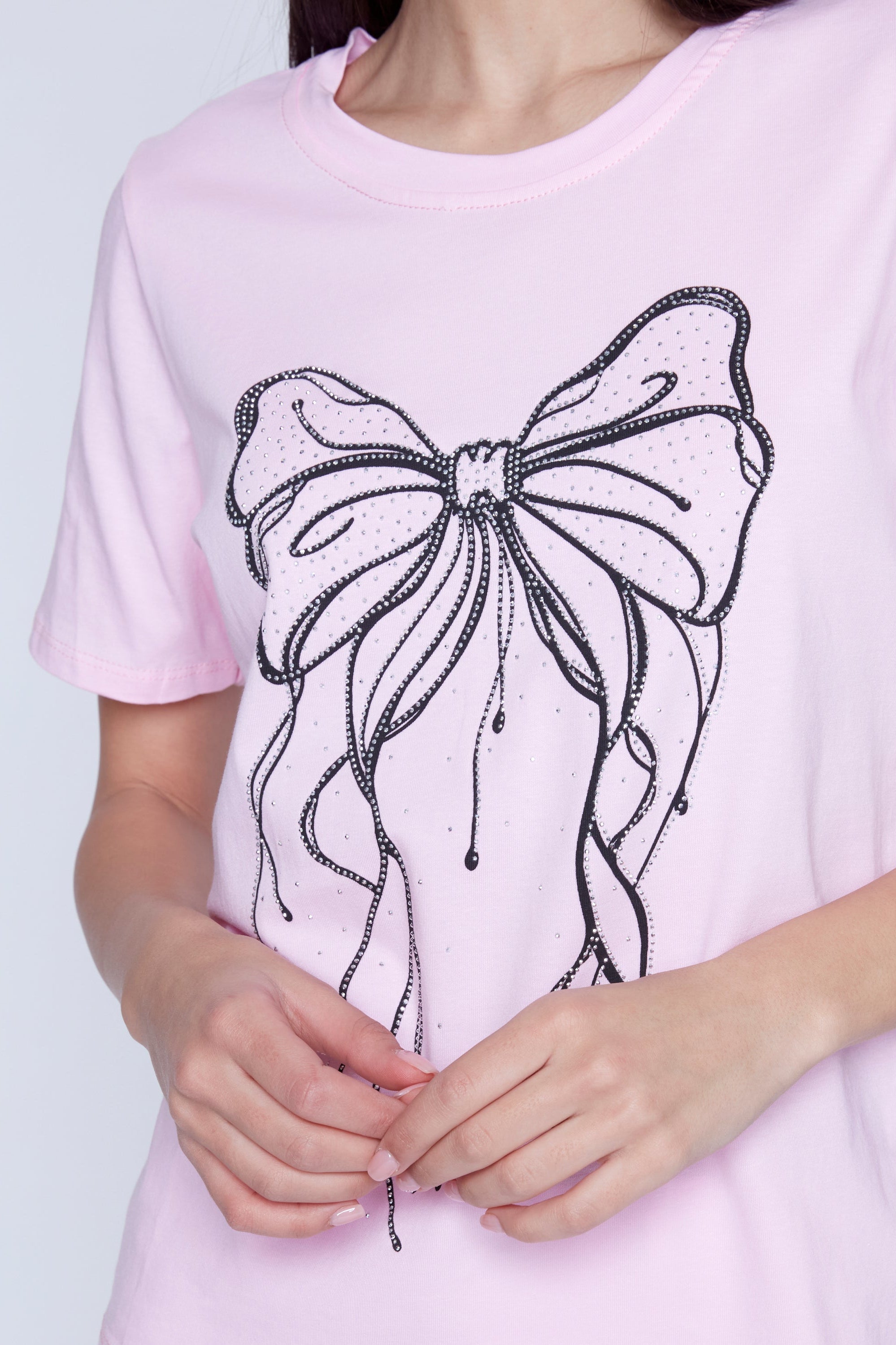 Bow print t-shirt