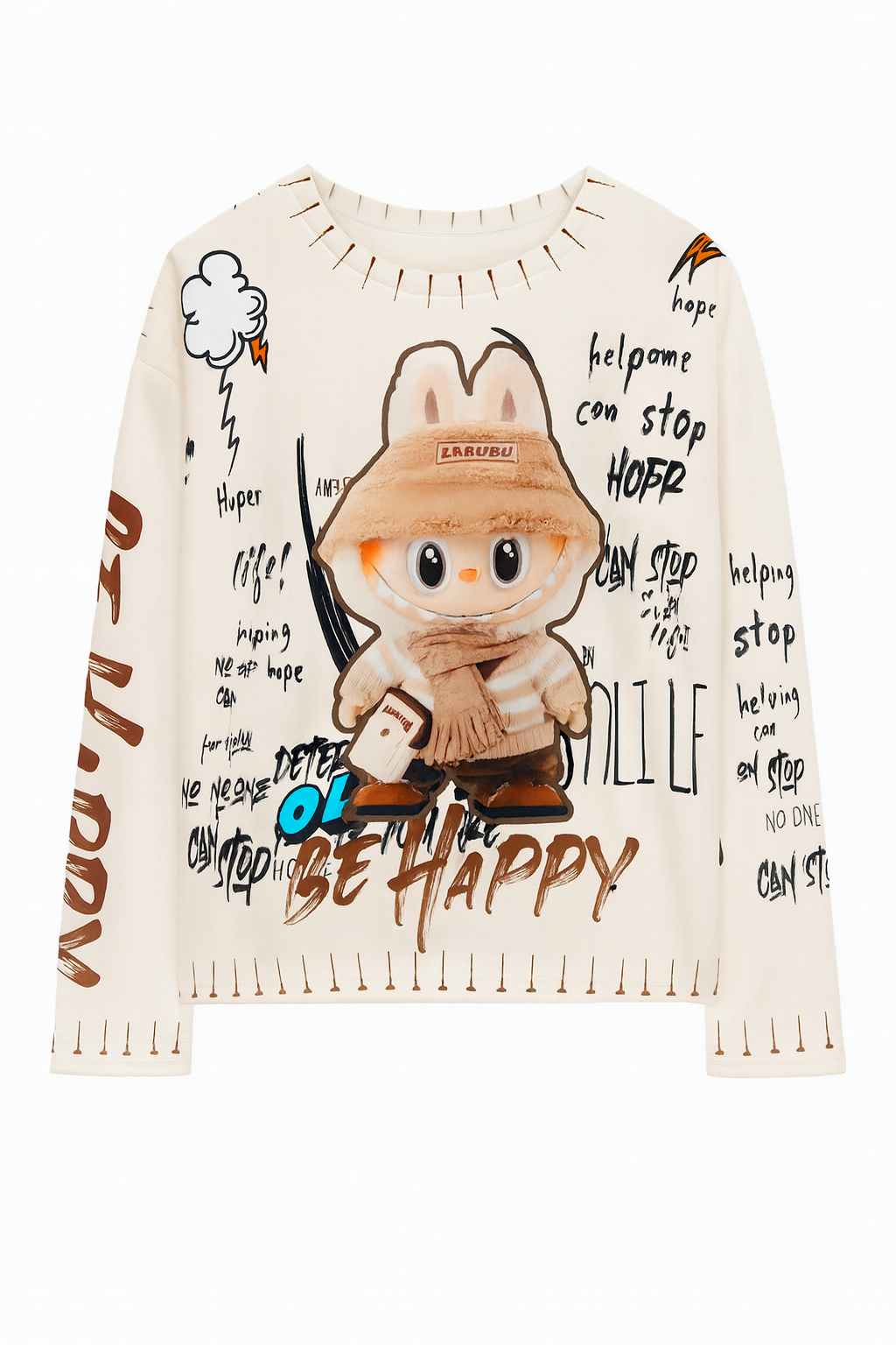 Labubu print top