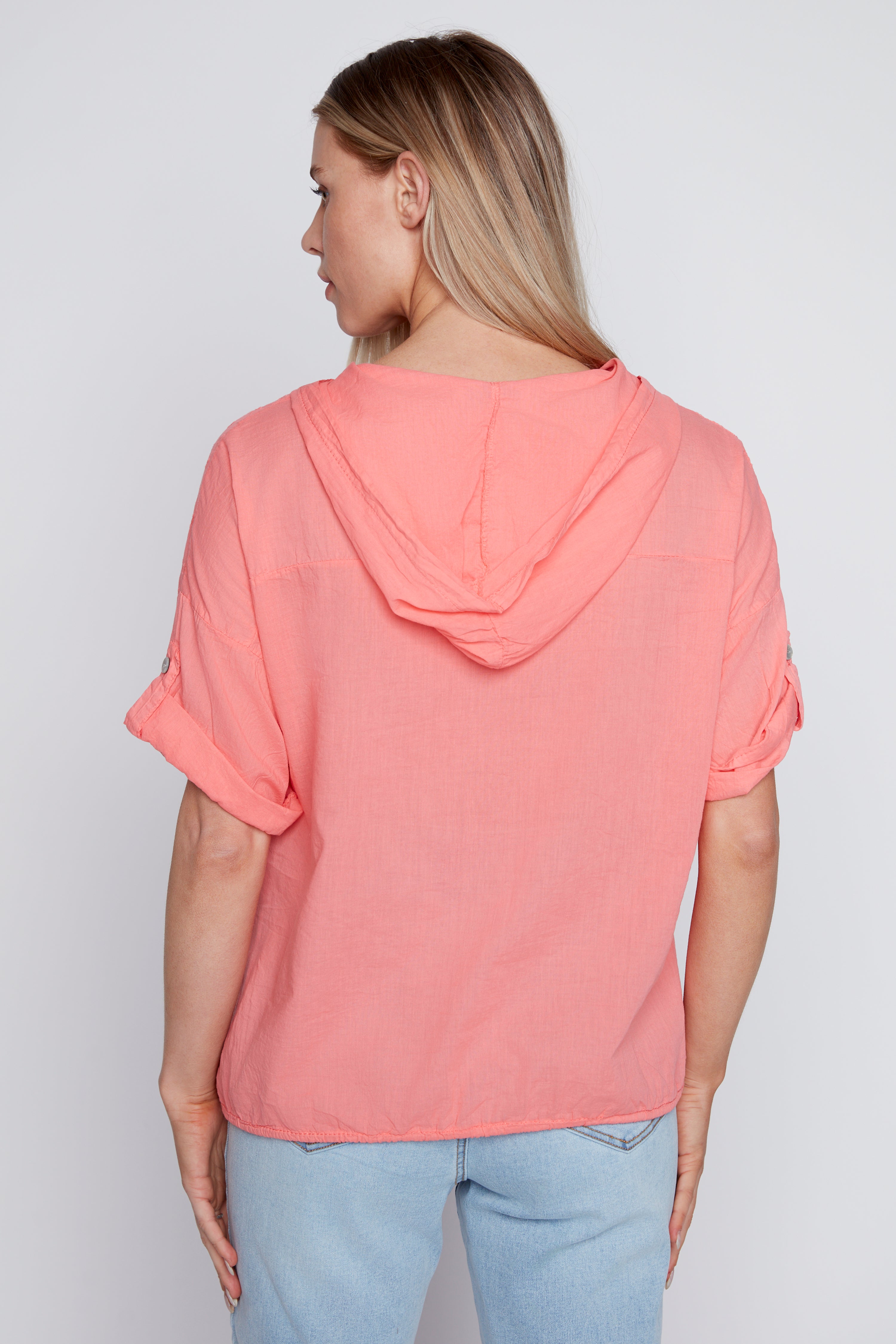 Cotton eyelet blouse