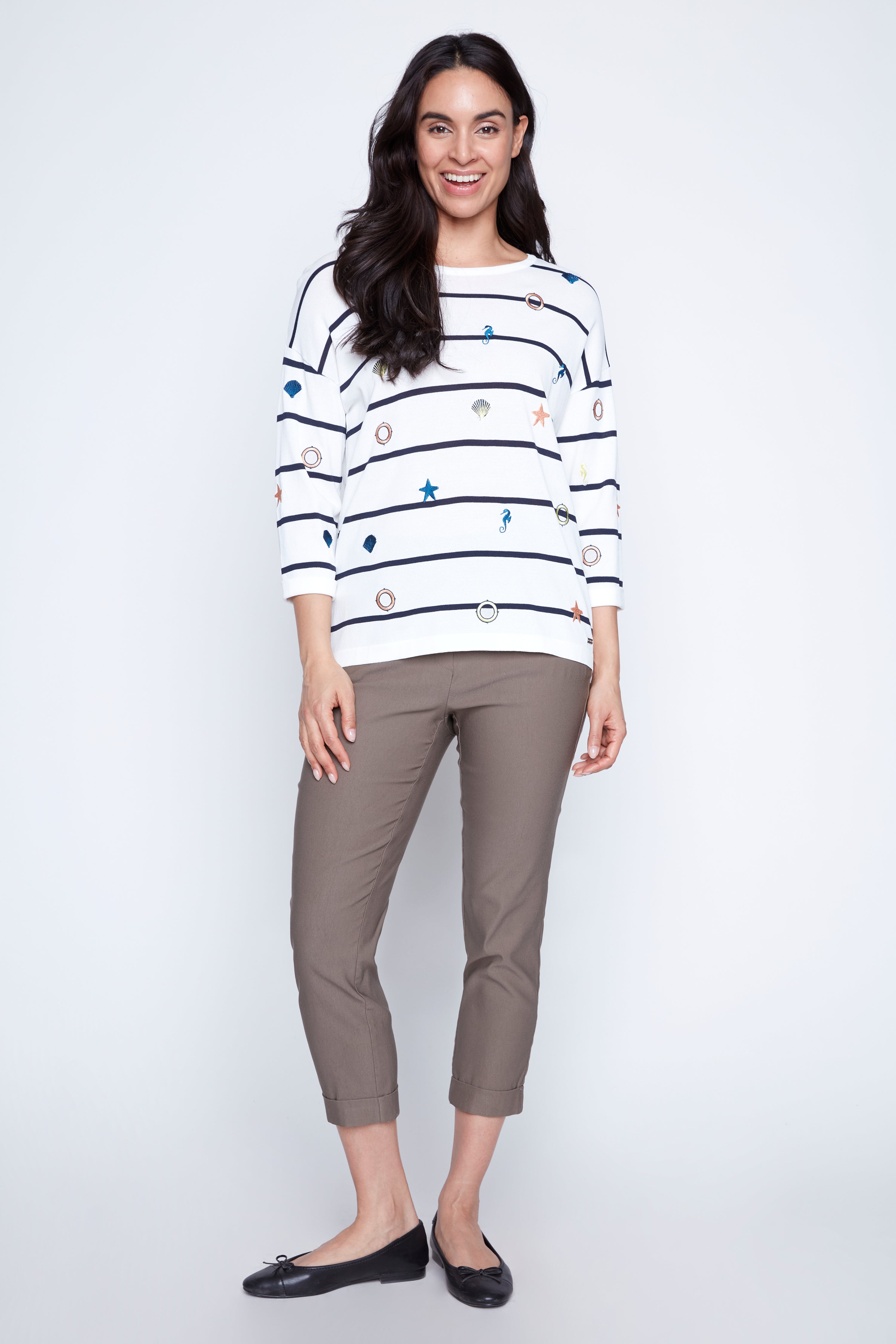 Sea world design sweater