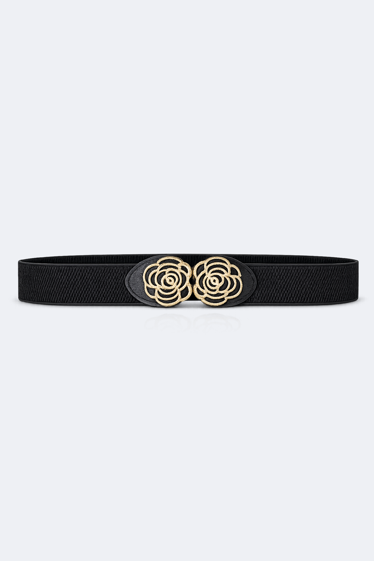 La ceinture extensible à boucle florale