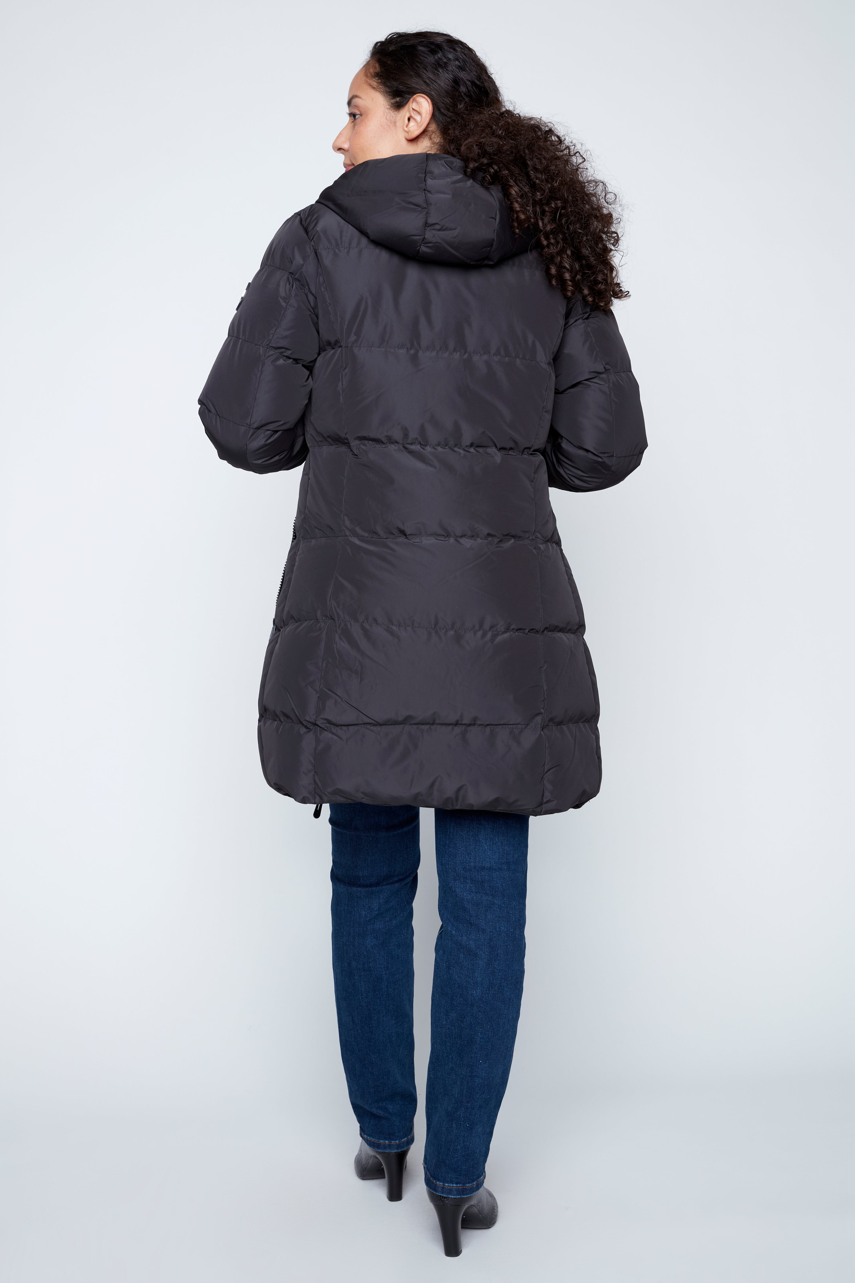 Hooded puffer jacket