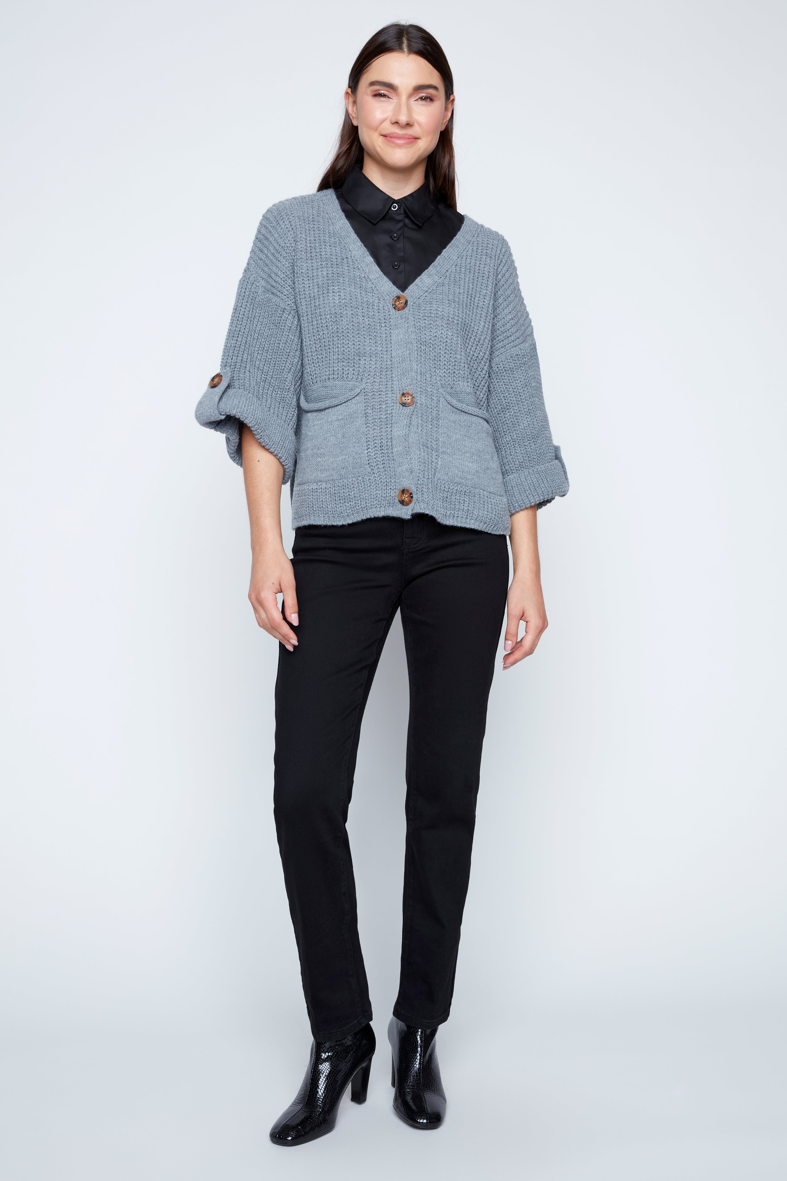 Button front cardigan