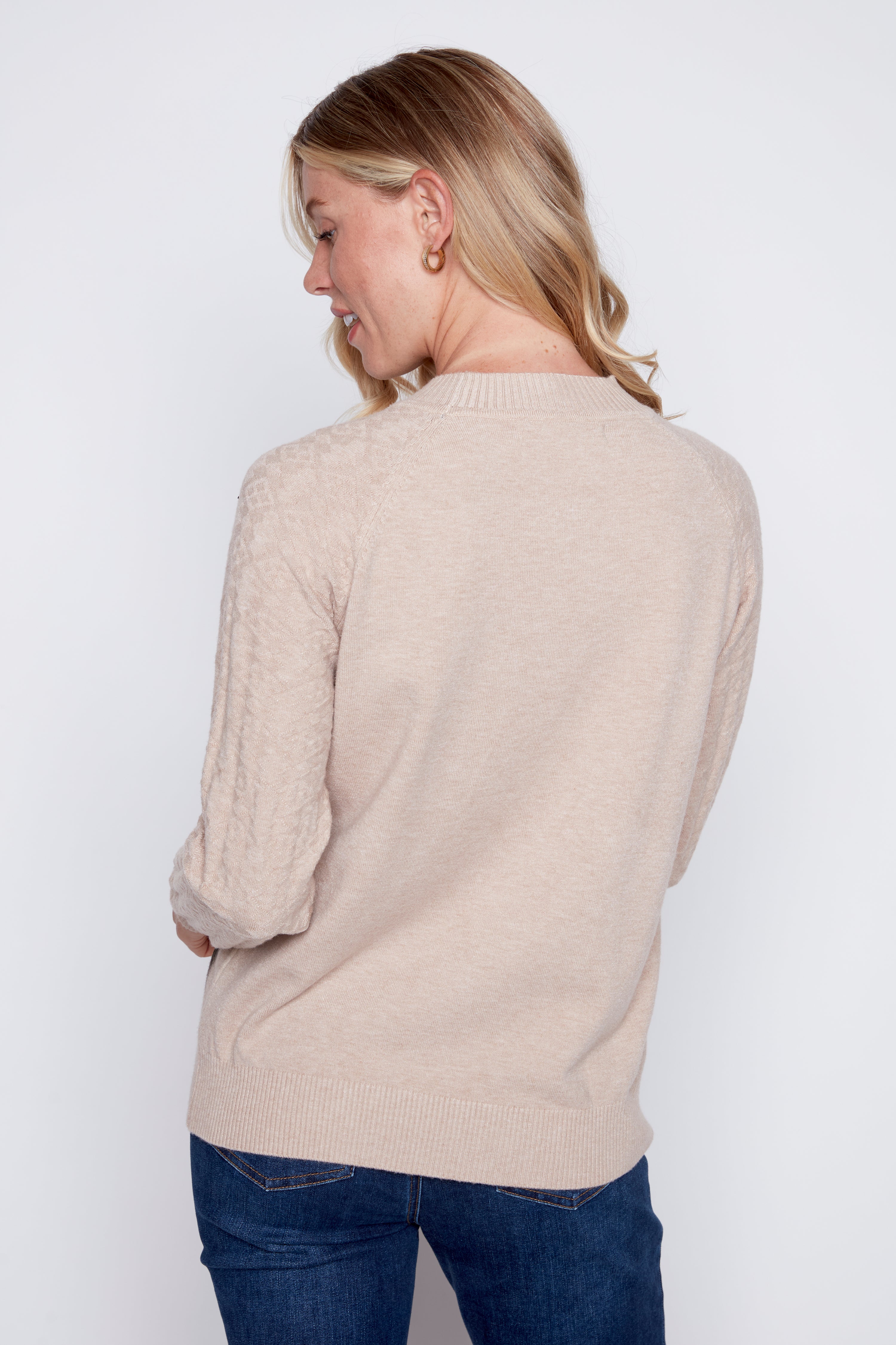 Three cats design knit sweater