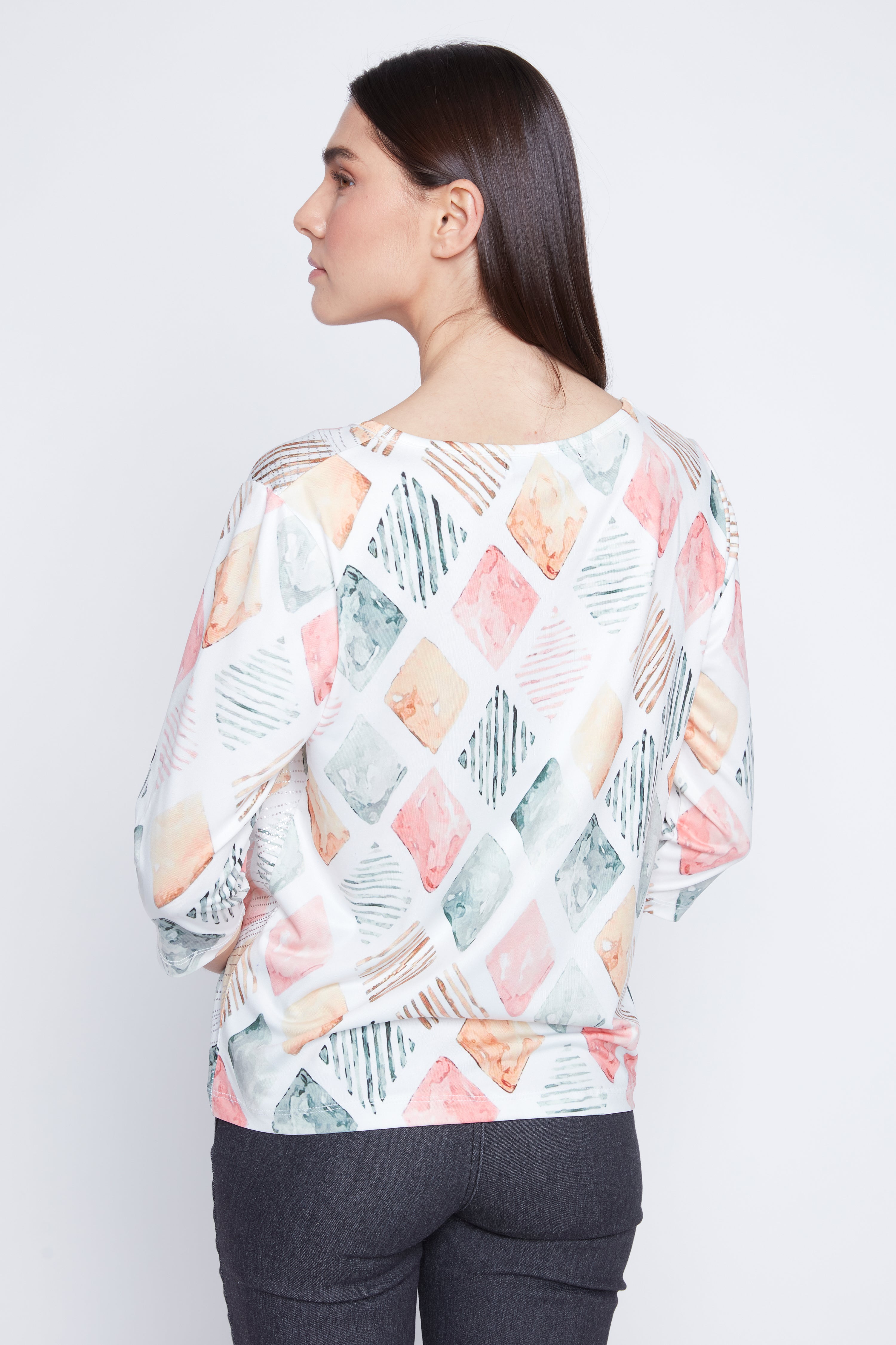 Diamond print top