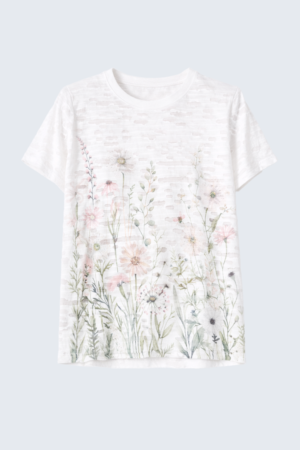 Burnout floral border top