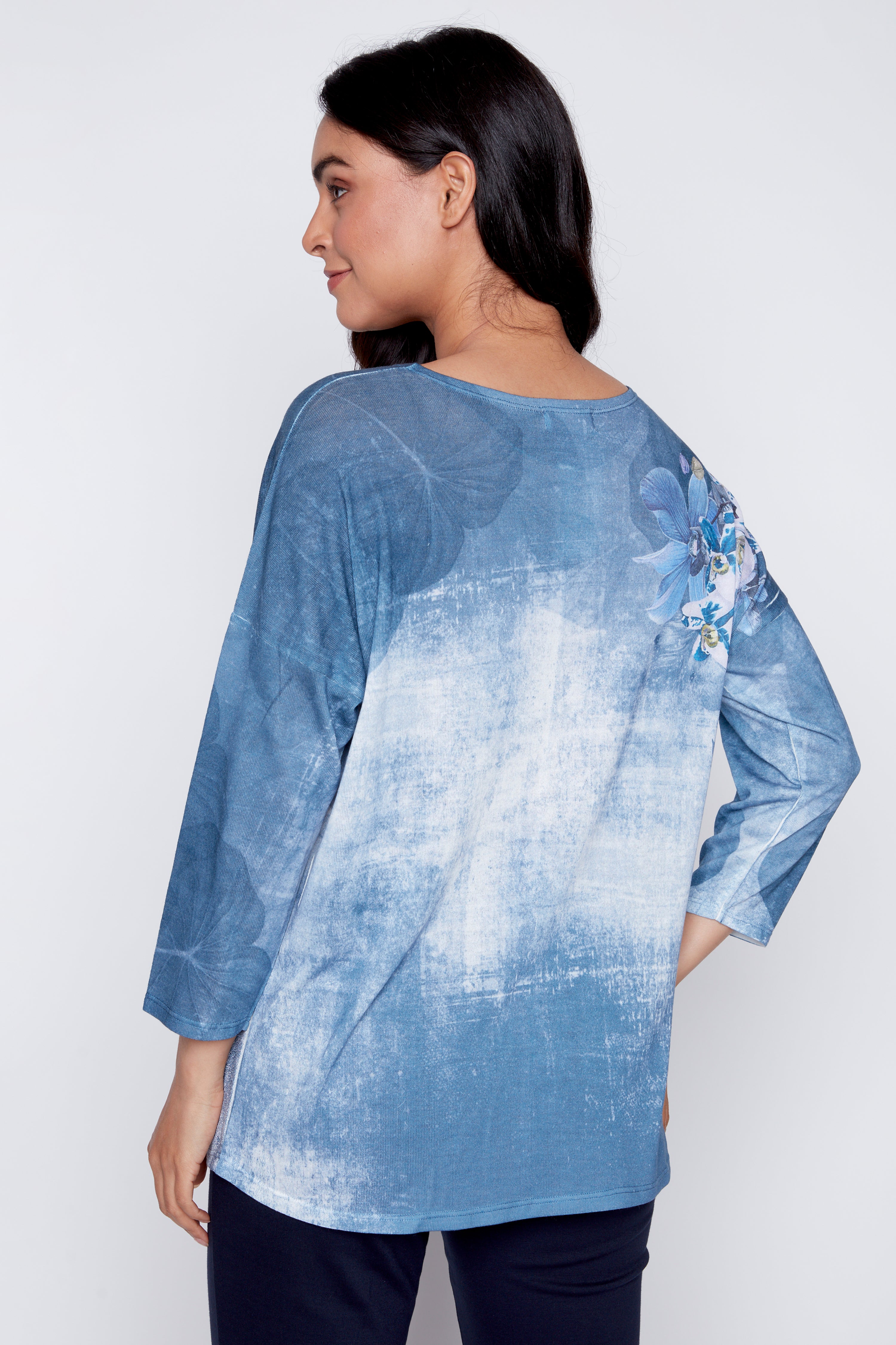Floral print tunic