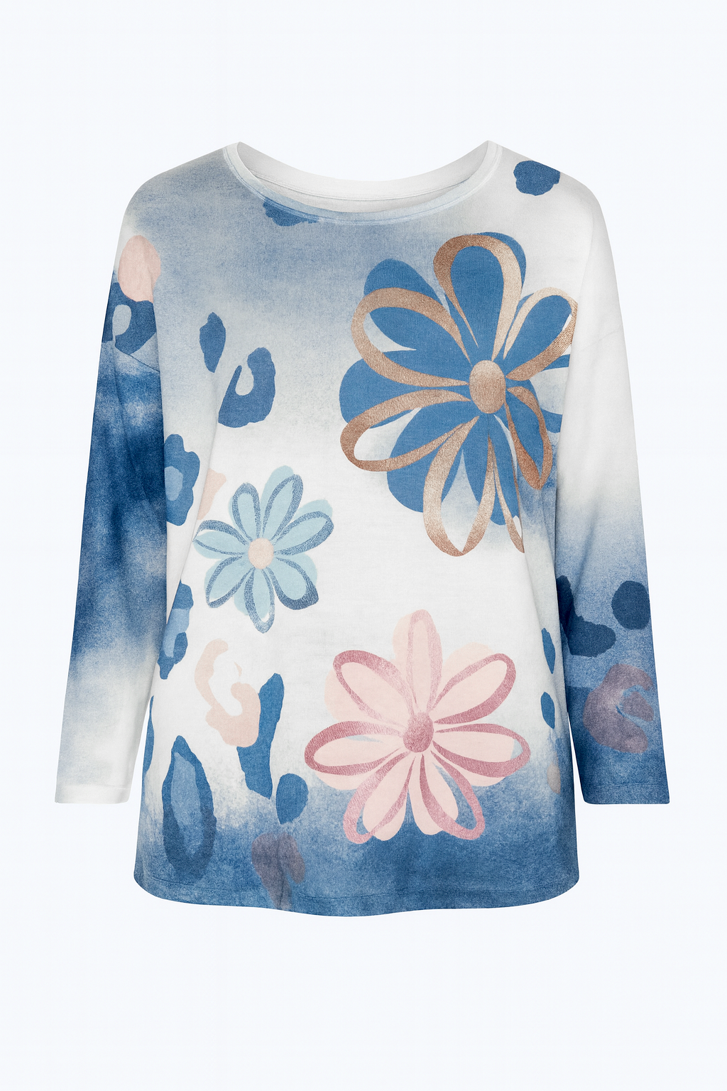 Ombre petal garden top