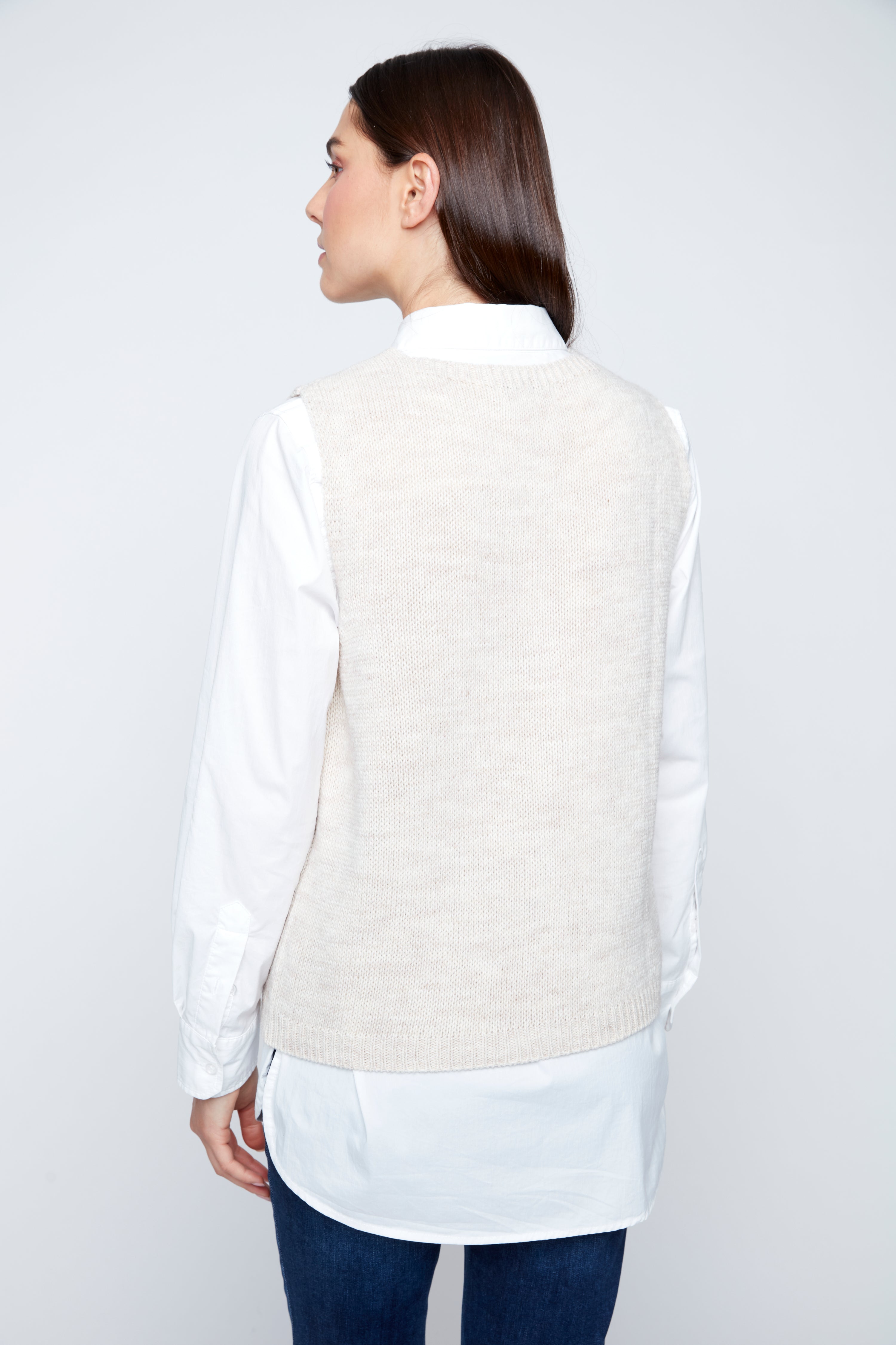 Button front vest