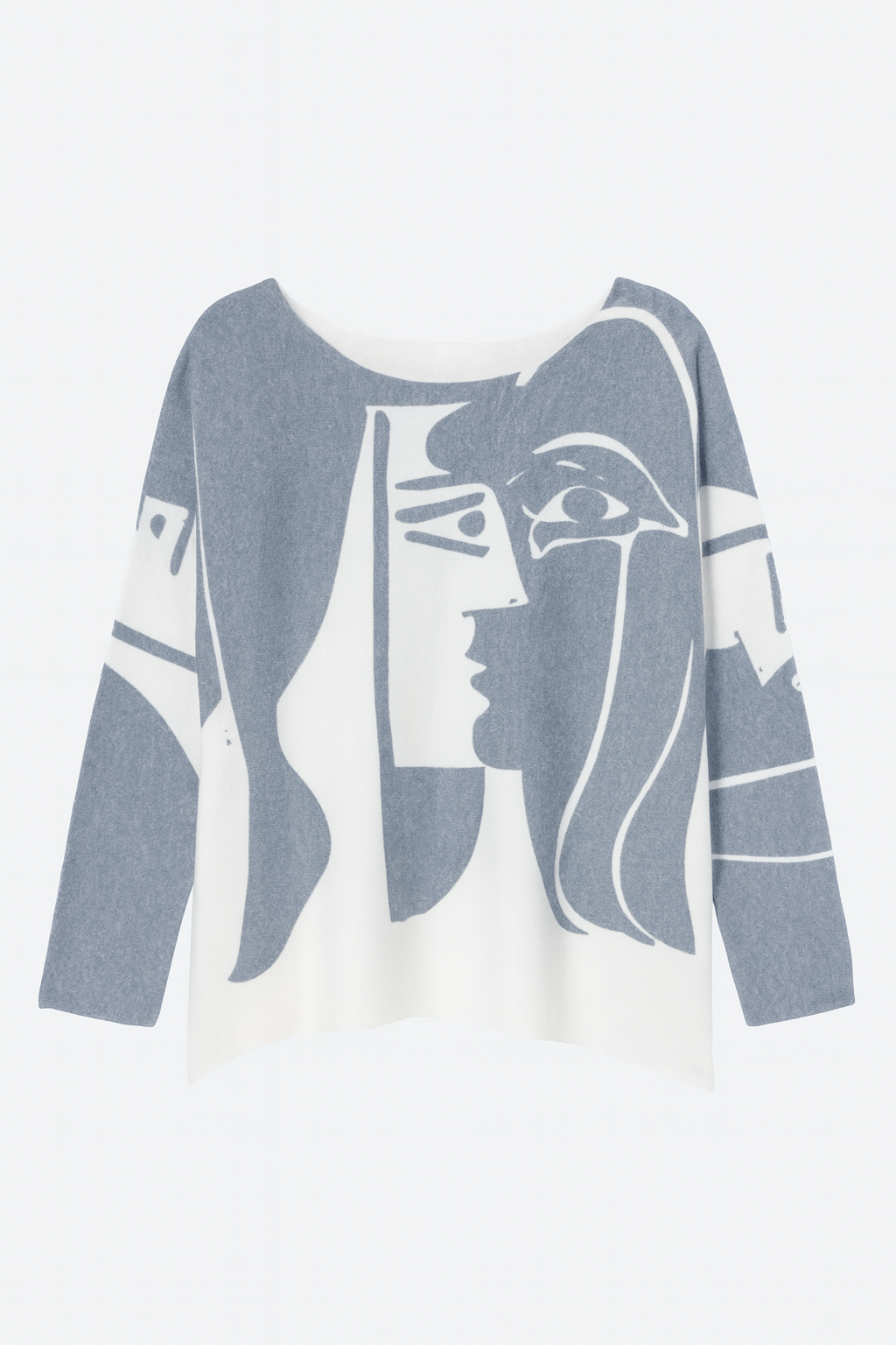 Picasso face sweater