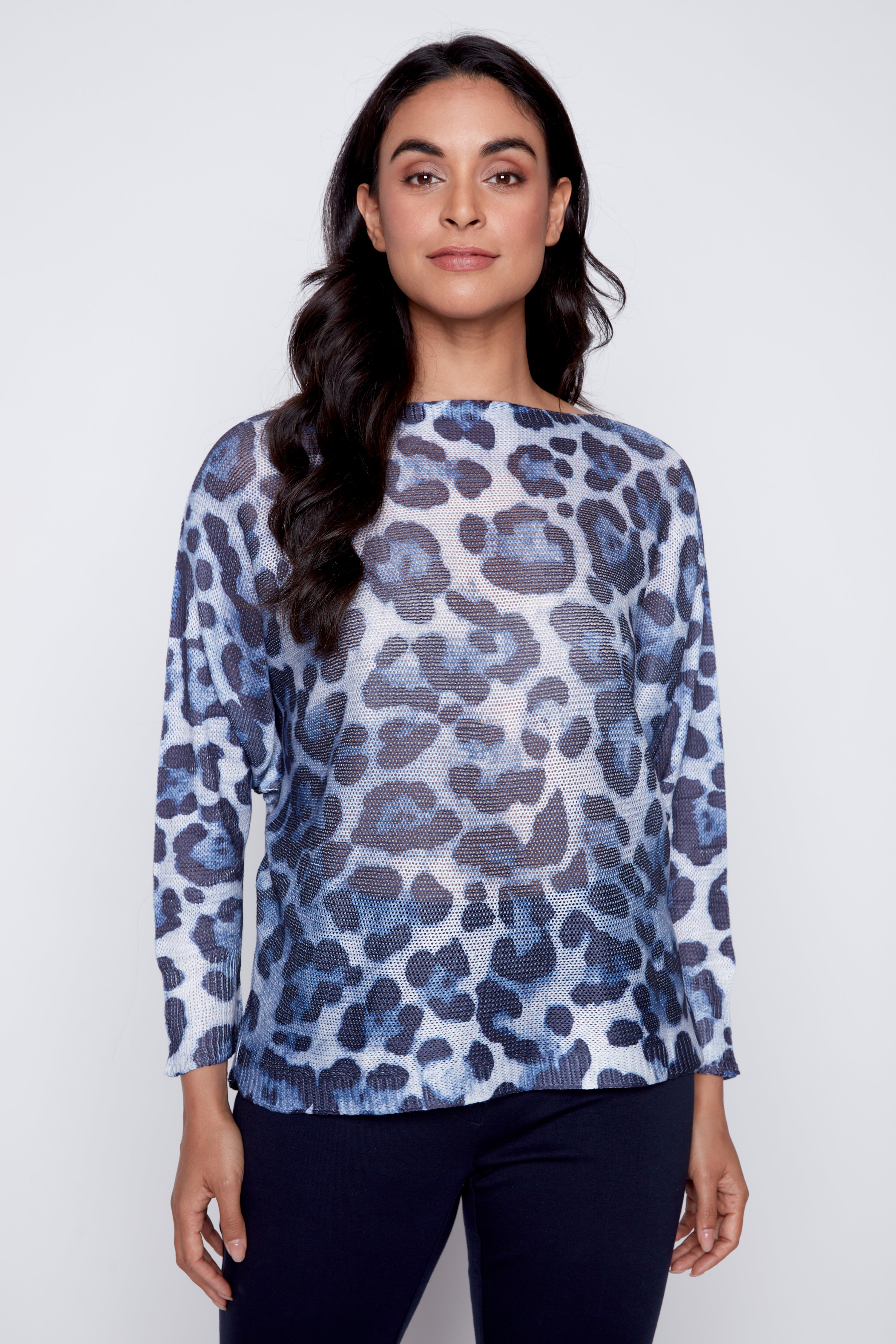 Animal print sweater